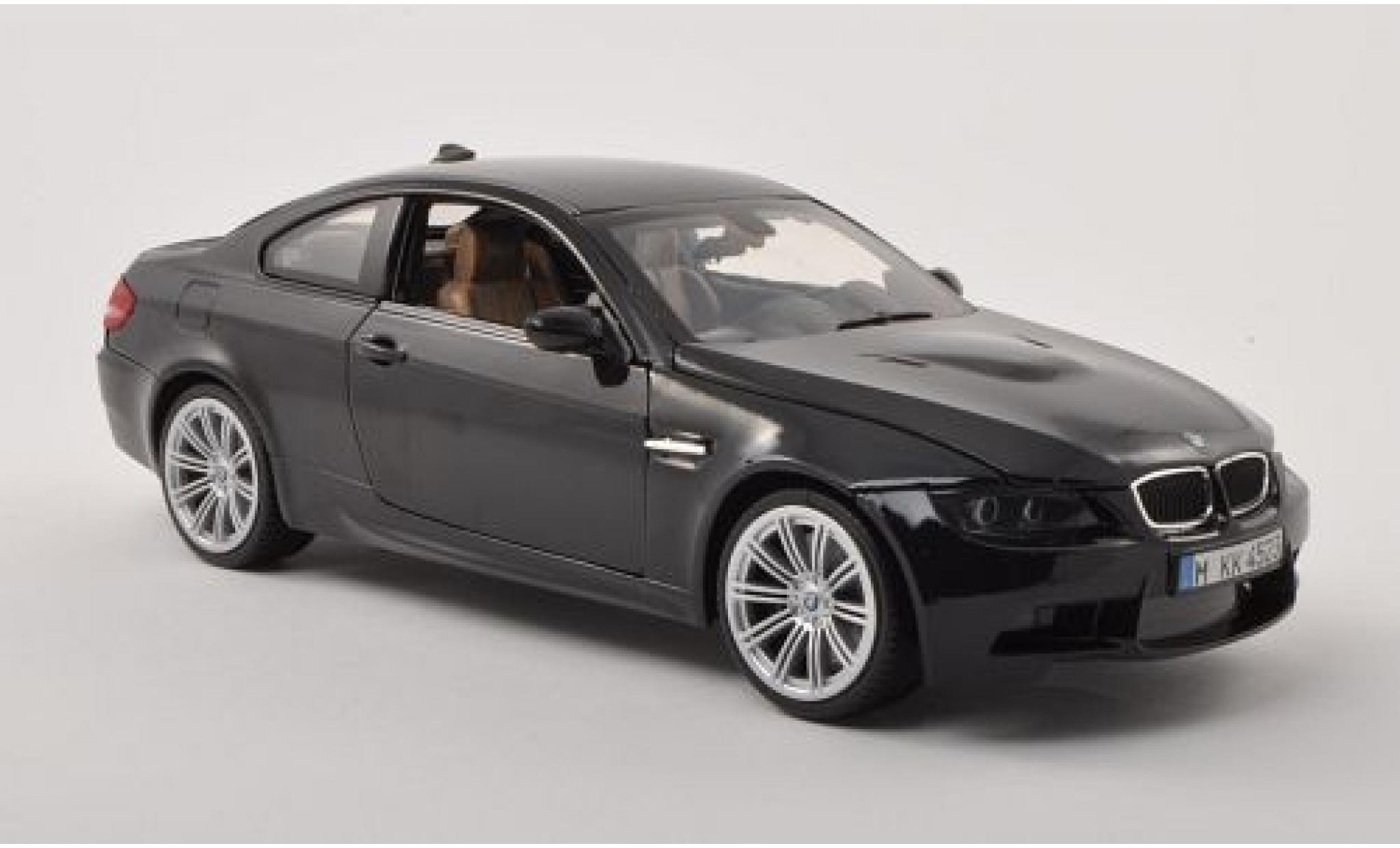 Bmw M3 1/18 Motormax (E92M) zwart 1:18 modelauto