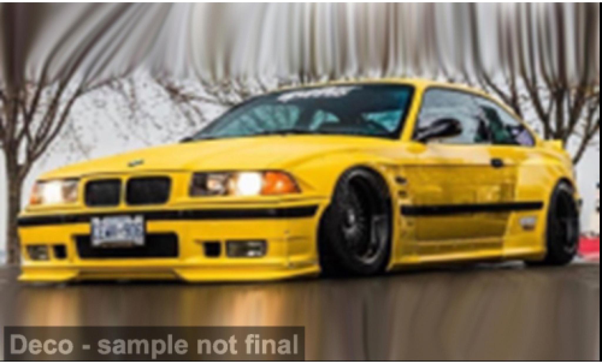Bmw M3 1/18 Solido geel 1:18 modelauto