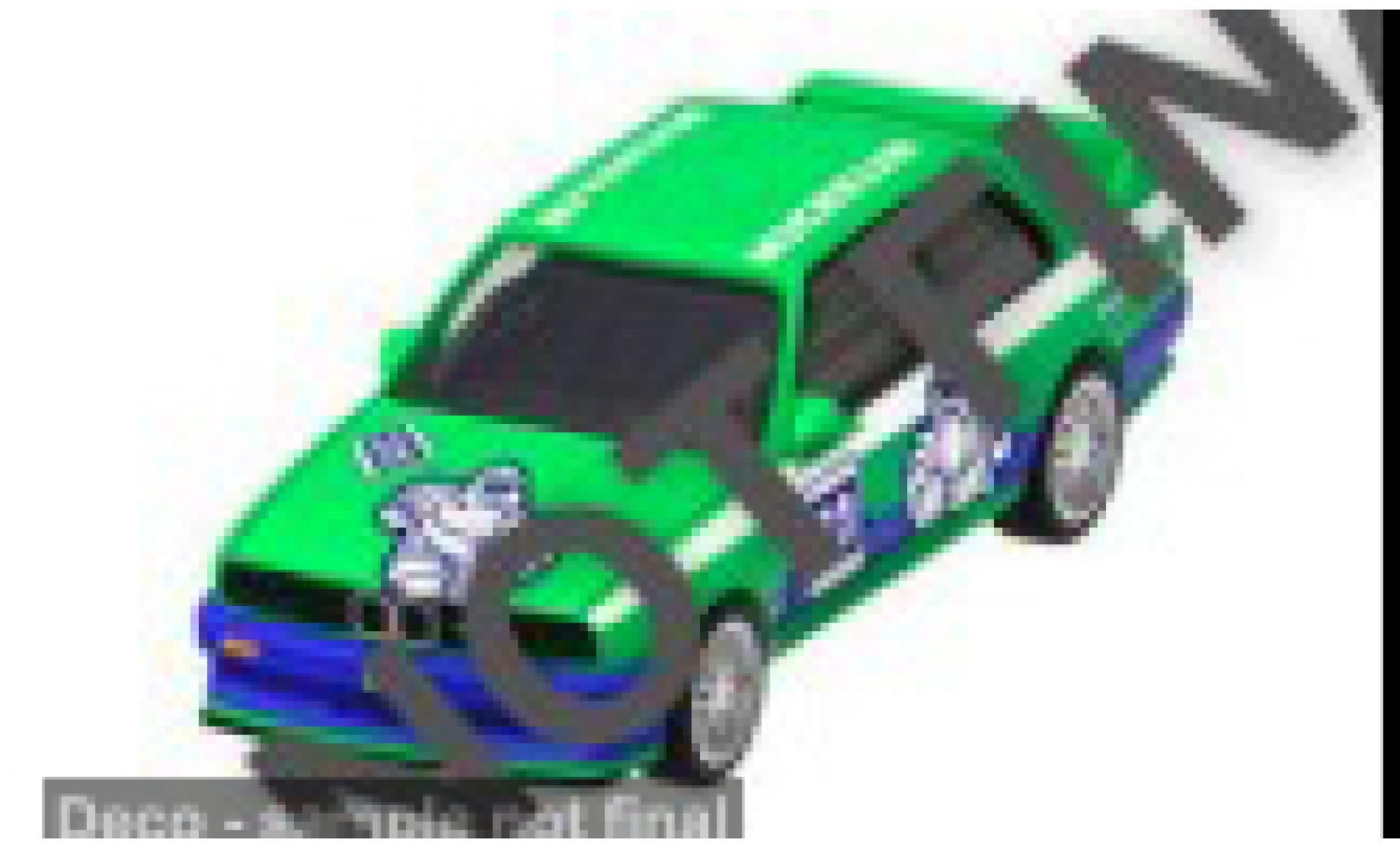 Bmw M3 1/64 Majorette groen 1986 1:64 modelauto