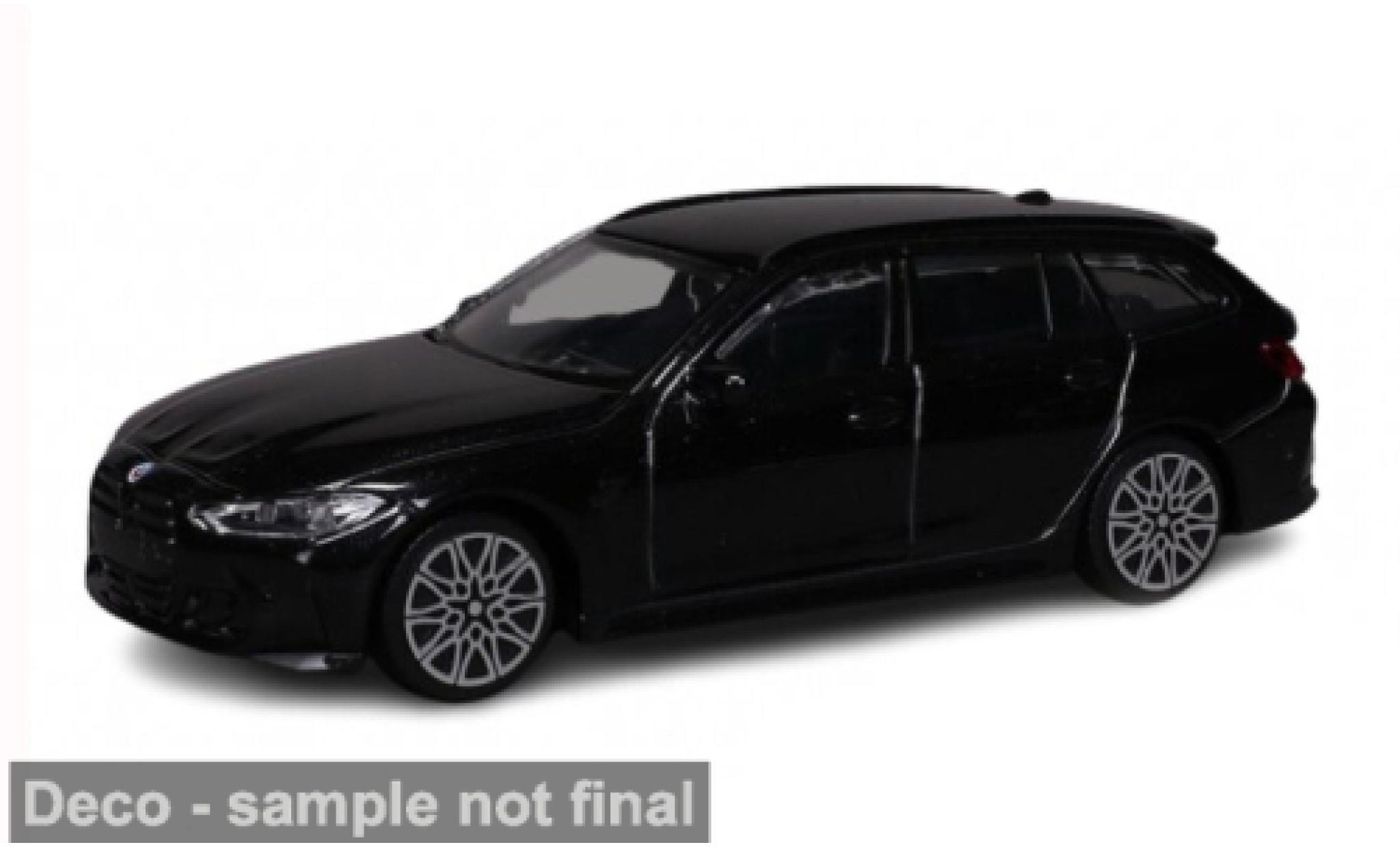 Bmw M3 1/43 Burago zwart 2023 1:43 Bburago modelauto