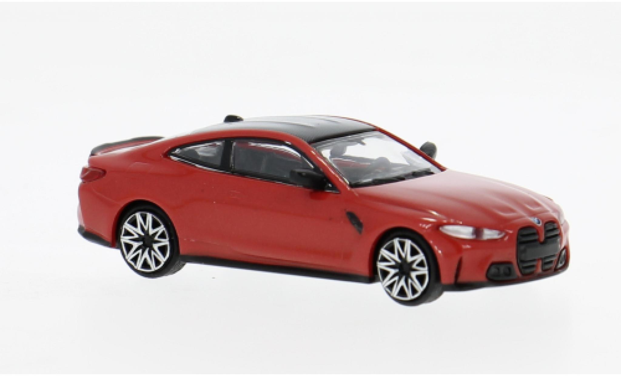 Bmw M4 1/87 Minichamps (G82) rood 2020 1:87 modelauto