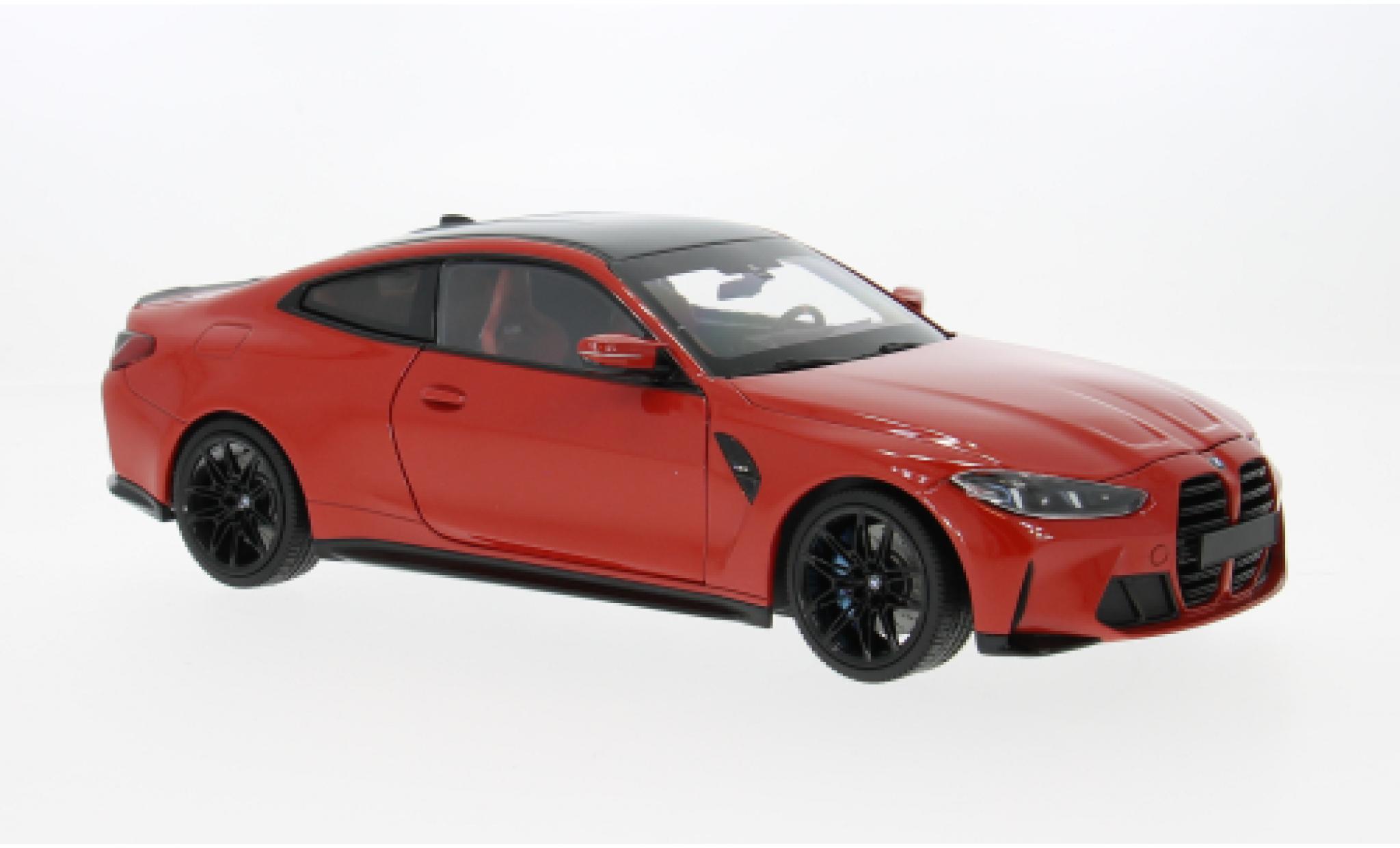 Bmw M4 1/18 Minichamps (G82) rood 2024 1:18 modelauto