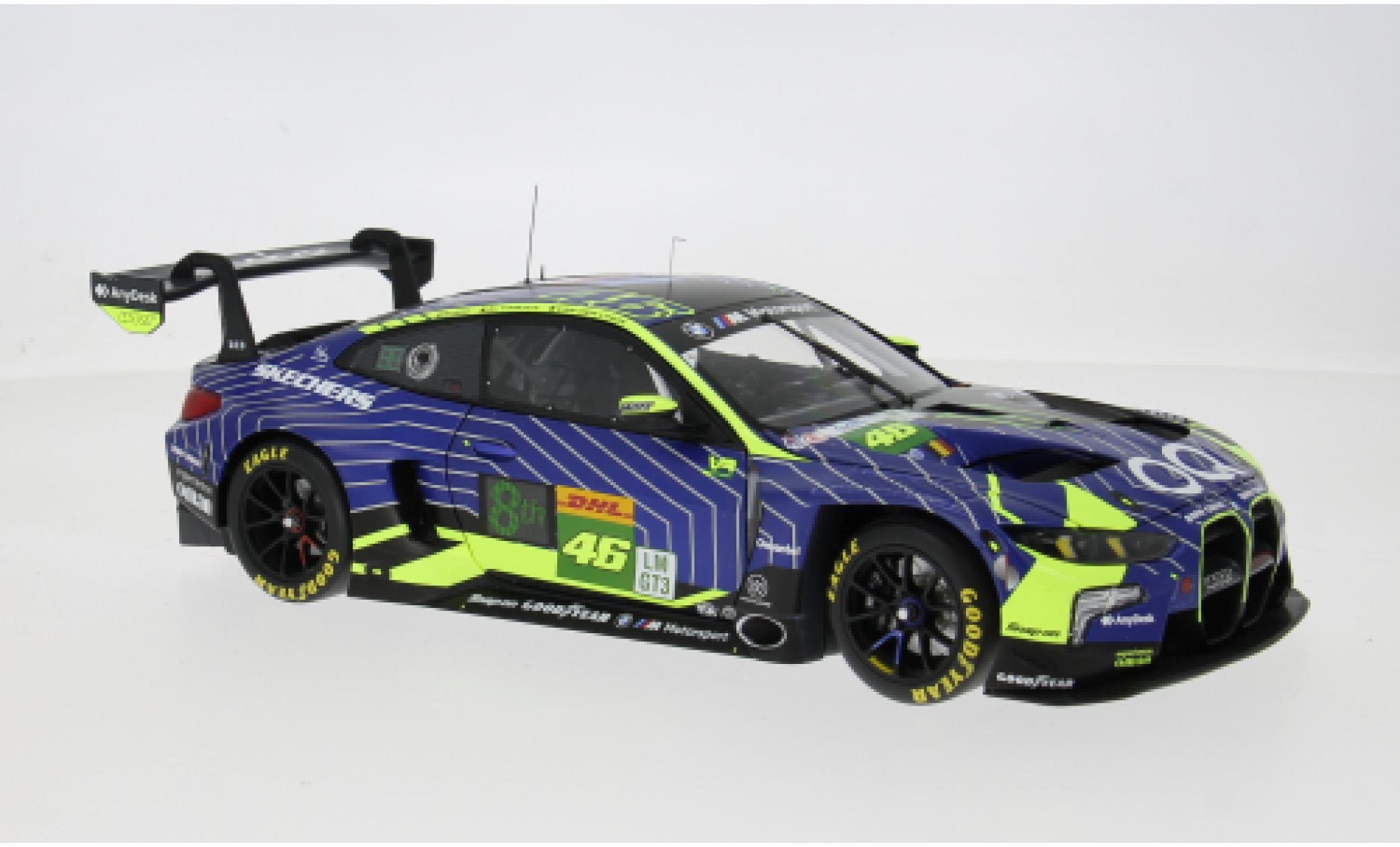 Bmw M4 1/18 Minichamps GT3 EVO 1812 km Qatar 2025 Team WRT #46 V.Rossi/A.Al Harthy 1:18 modelauto