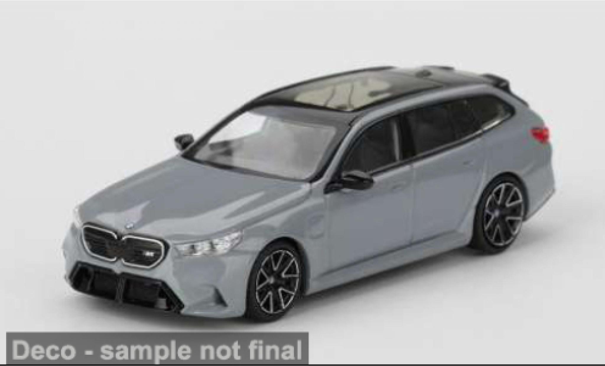 Bmw M5 1/64 Mini GT (G99) grijs 2025 1:64 modelauto
