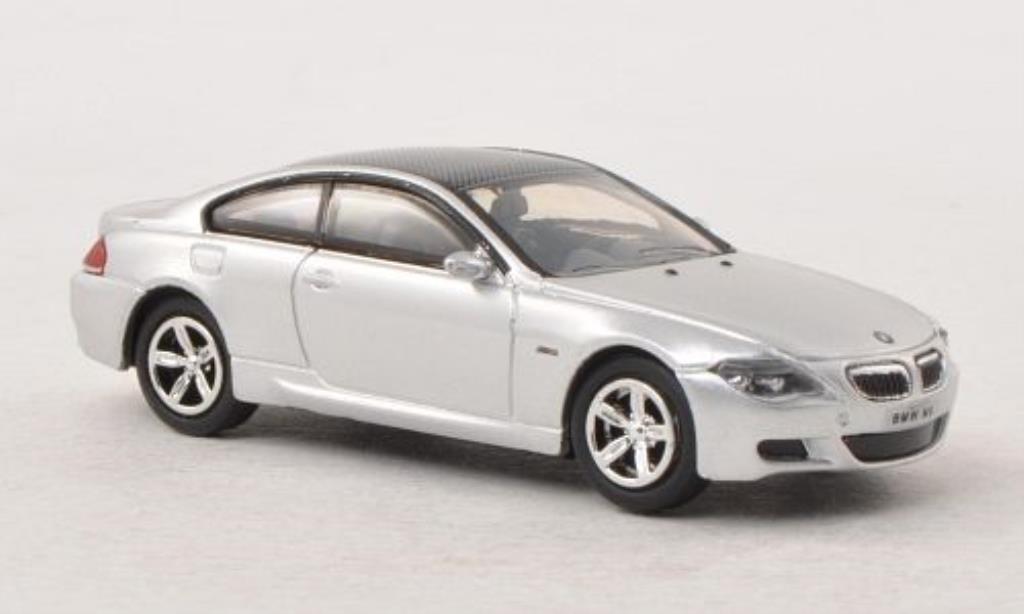 Bmw M6 E63 1/87 Busch E63 grijs/carbon 2005 modelauto