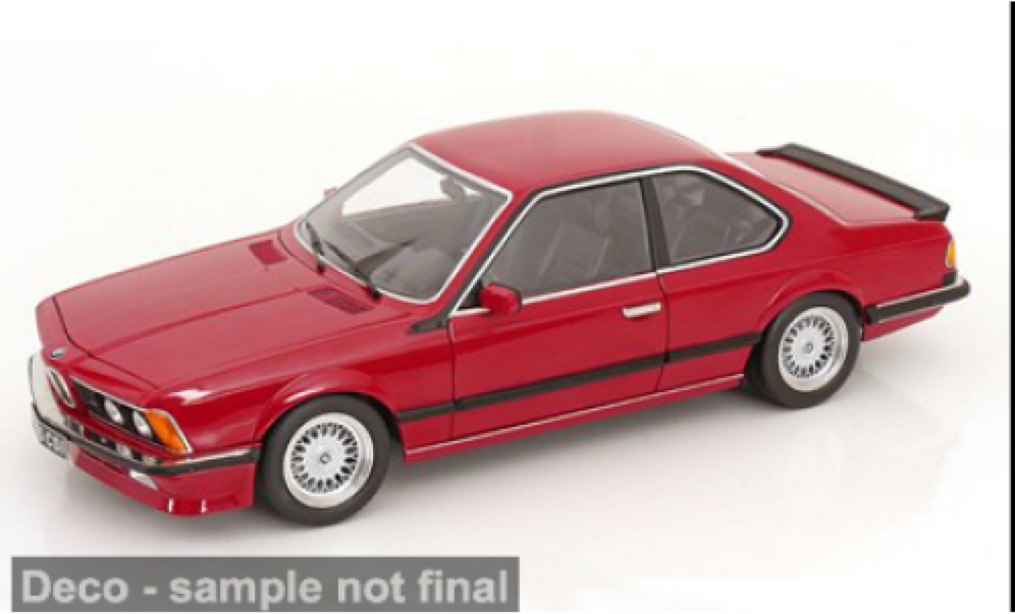 Bmw M635 1/12 KK Scale CSi (E24) rood 1987 1:12 modelauto