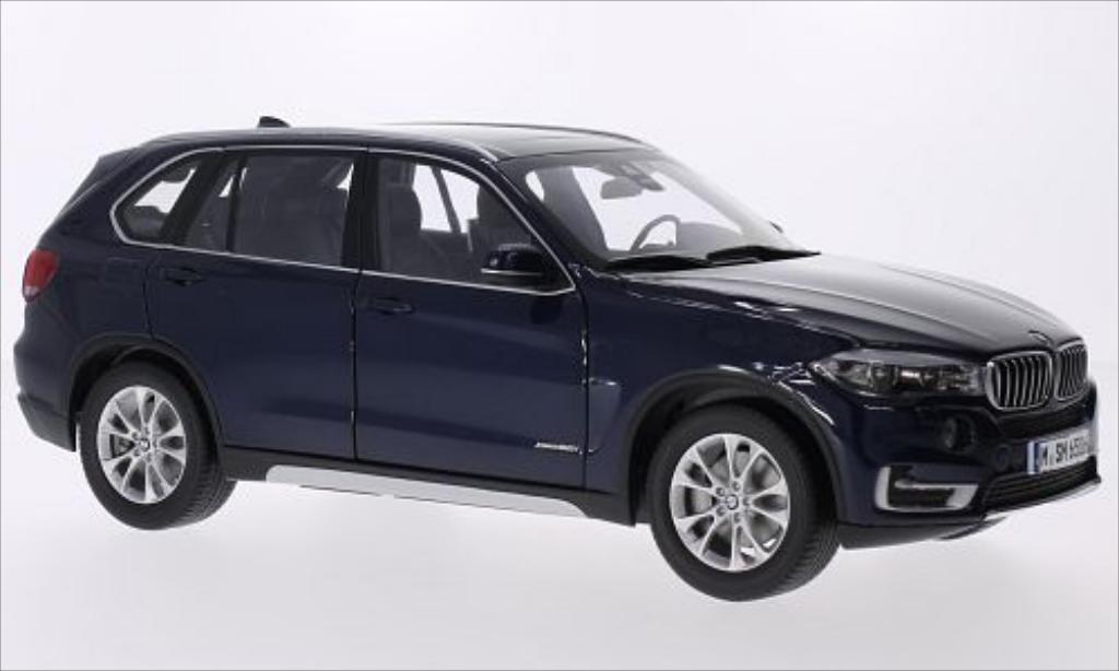 Bmw X5 F15 1/18 Paragon F15 metallic blauw modelauto