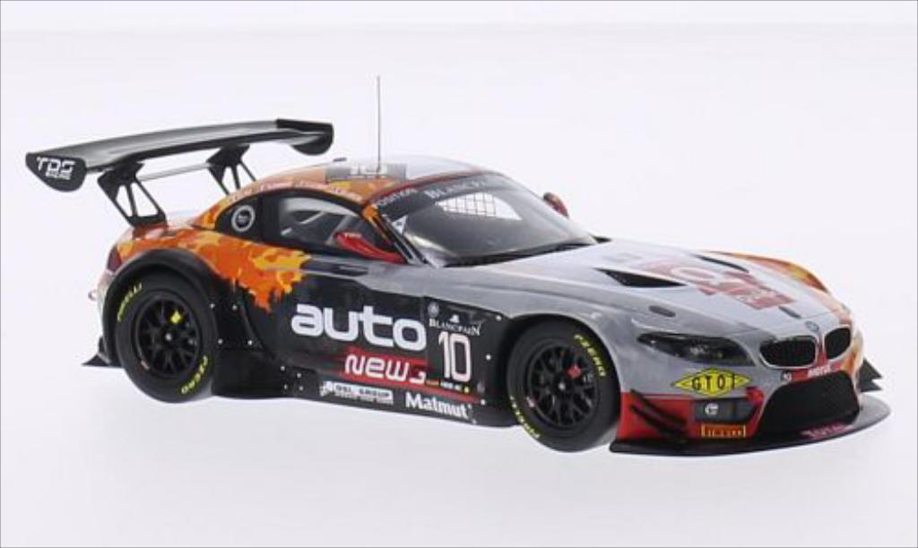 Bmw Z4 E89 1/43 Minichamps E89 GT3 No.10 Team TDS Racing 24h Spa 2014 /O.Pla modelauto