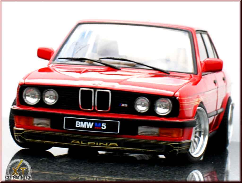 Bmw 535 M 1/18 Autoart M i m alpina b10 3.5 rood modelauto