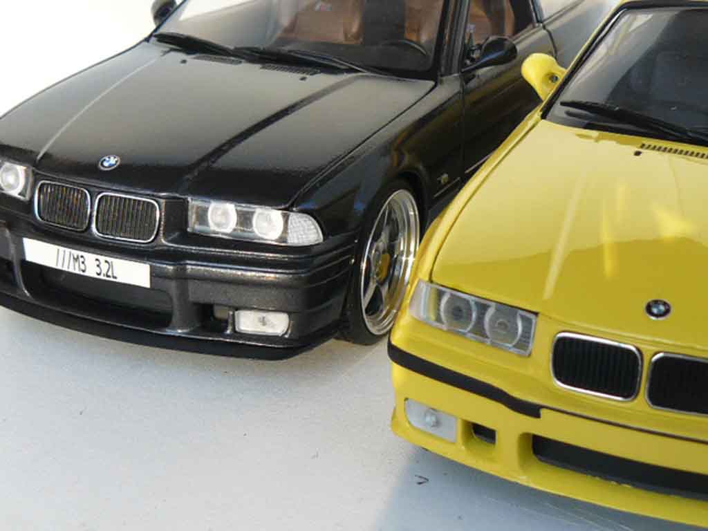 Bmw M3 coupe E36 3.2 l titanium grijs 1/18 Ut Models