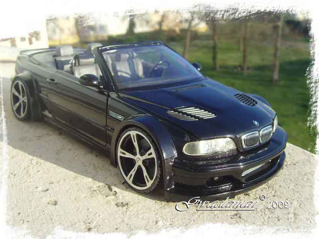 Bmw M3 E46 1/18 Minichamps GTR E46 cabriolet ac schnitzer modelauto