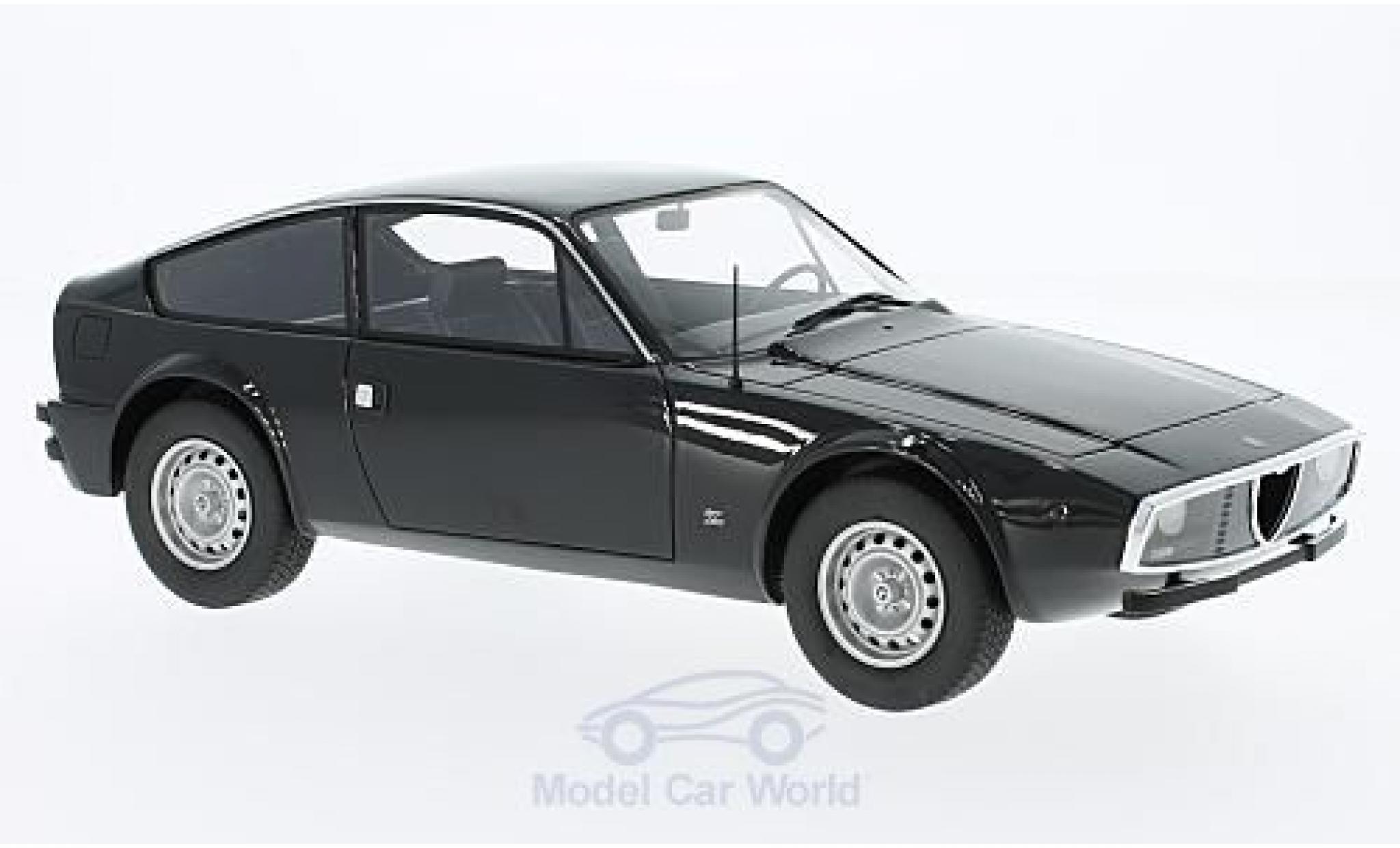 Alfa Romeo GT 1/18 BoS Models 1300 Junior Zagato zwart ohne Vitrine modelauto