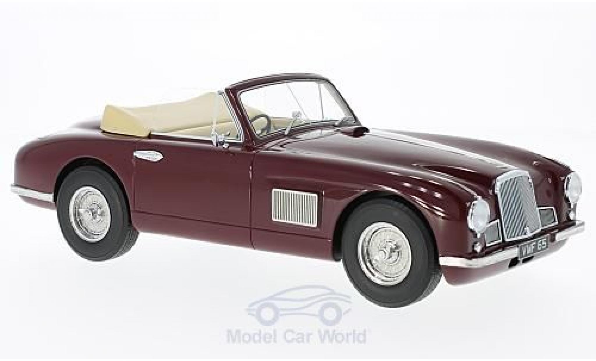 Aston Martin DB2 1/18 BoS Models DHC rood RHD 1950 modelauto