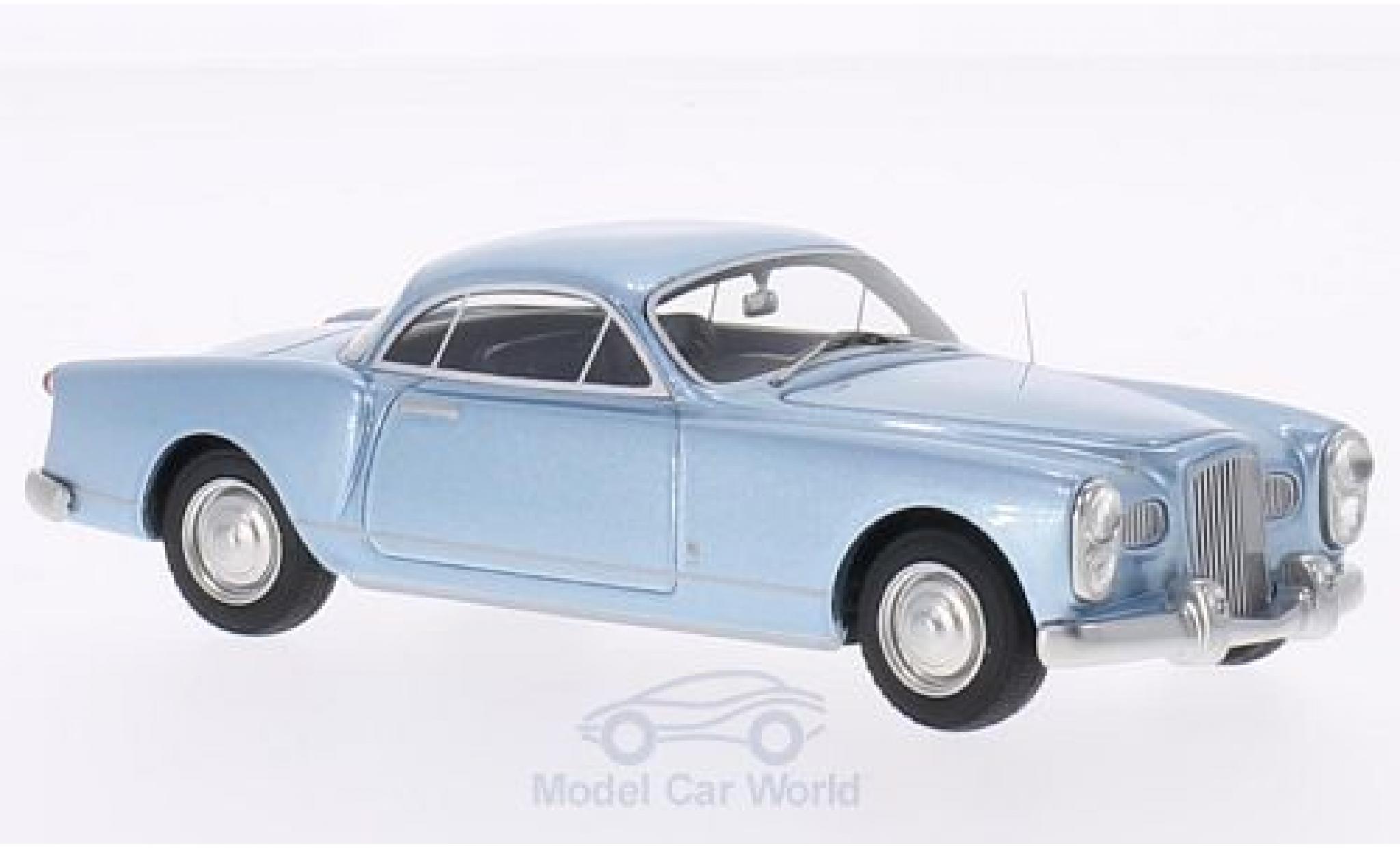 Bentley Mark 6 1/43 BoS Models MK VI Cresta II Facel Metallon metallic blauw RHD 1951 modelauto