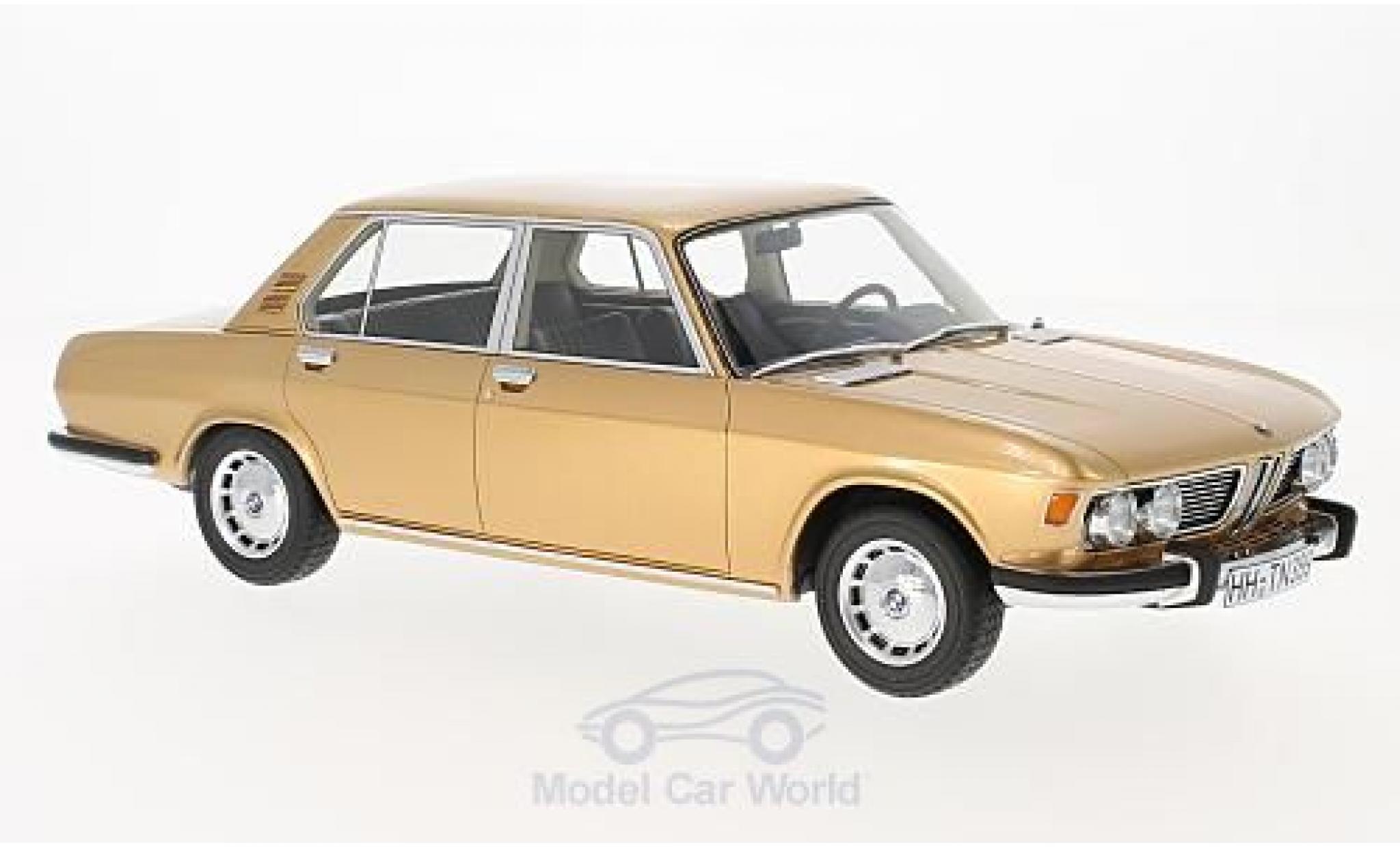 Bmw 2500 1/18 BoS Models (E3) gold 1968 modelauto