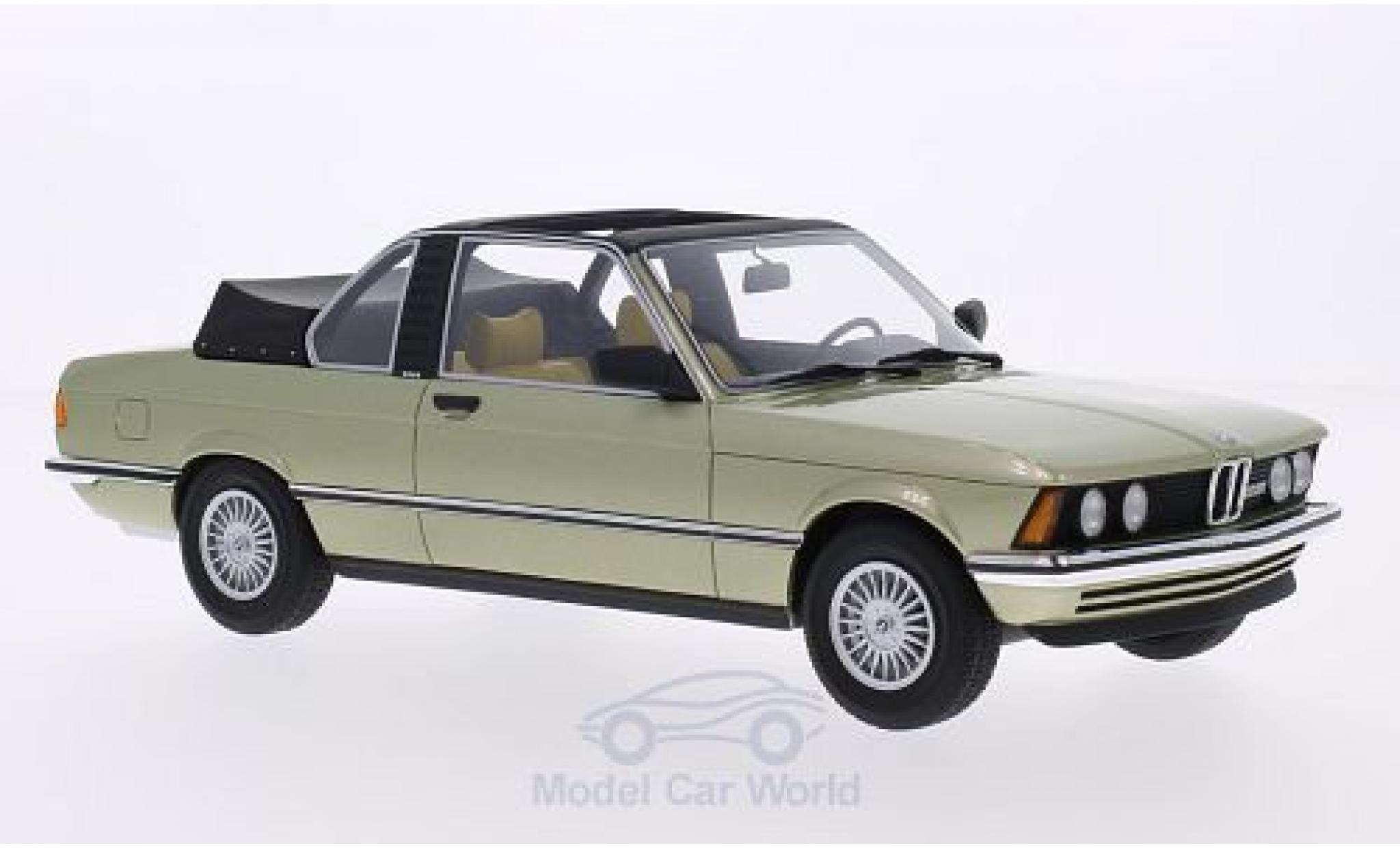 Bmw 323 1/18 BoS Models i (E21) Baur metallic groen 1979 modelauto