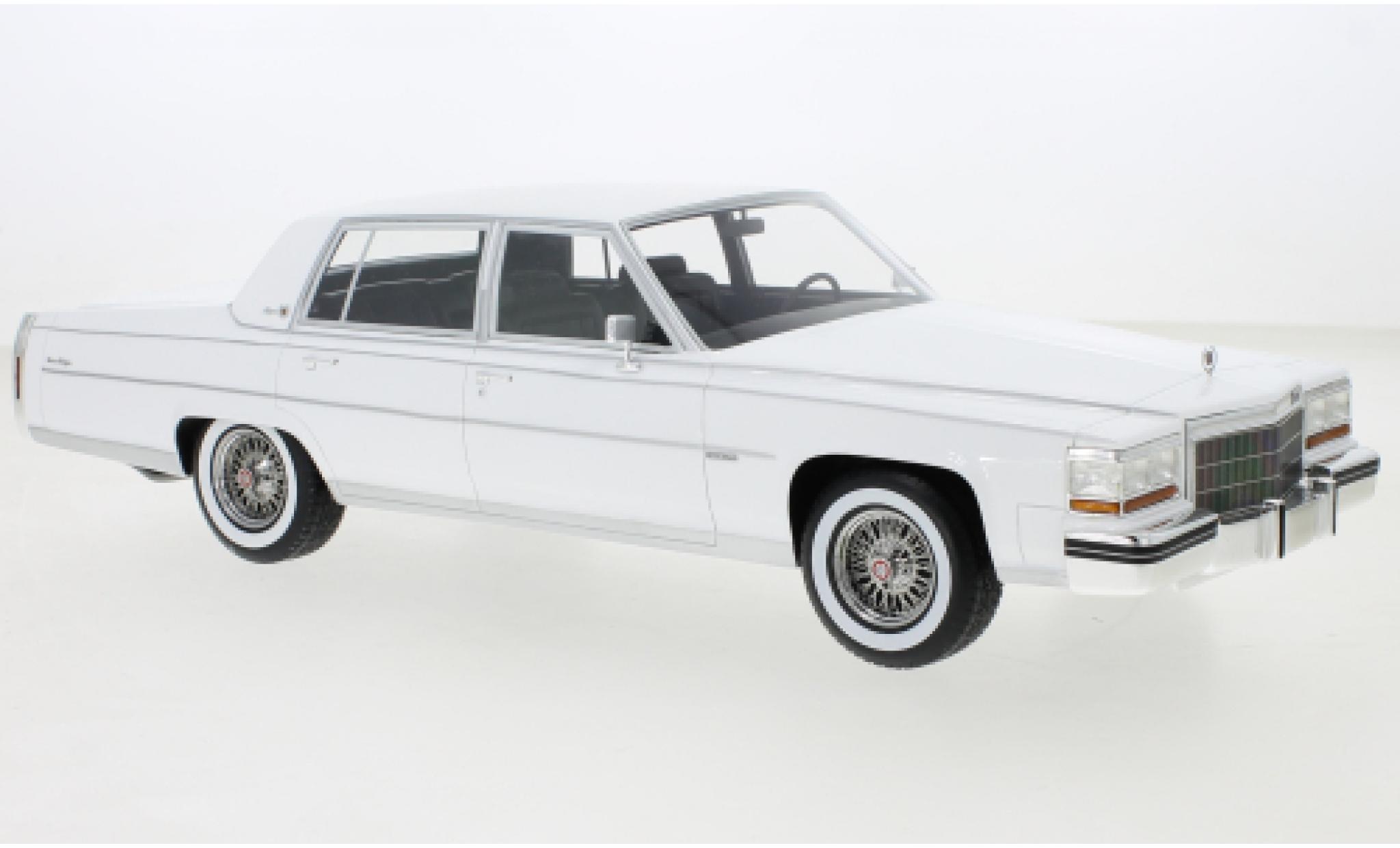 Cadillac Fleetwood 1/18 BoS Models Brougham wit 1982 modelauto