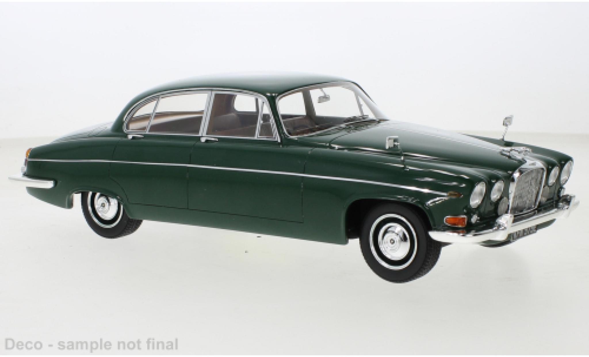 Jaguar 420 1/18 BoS Models G (Mark X) groen fonc&eacute; 1966 modelauto
