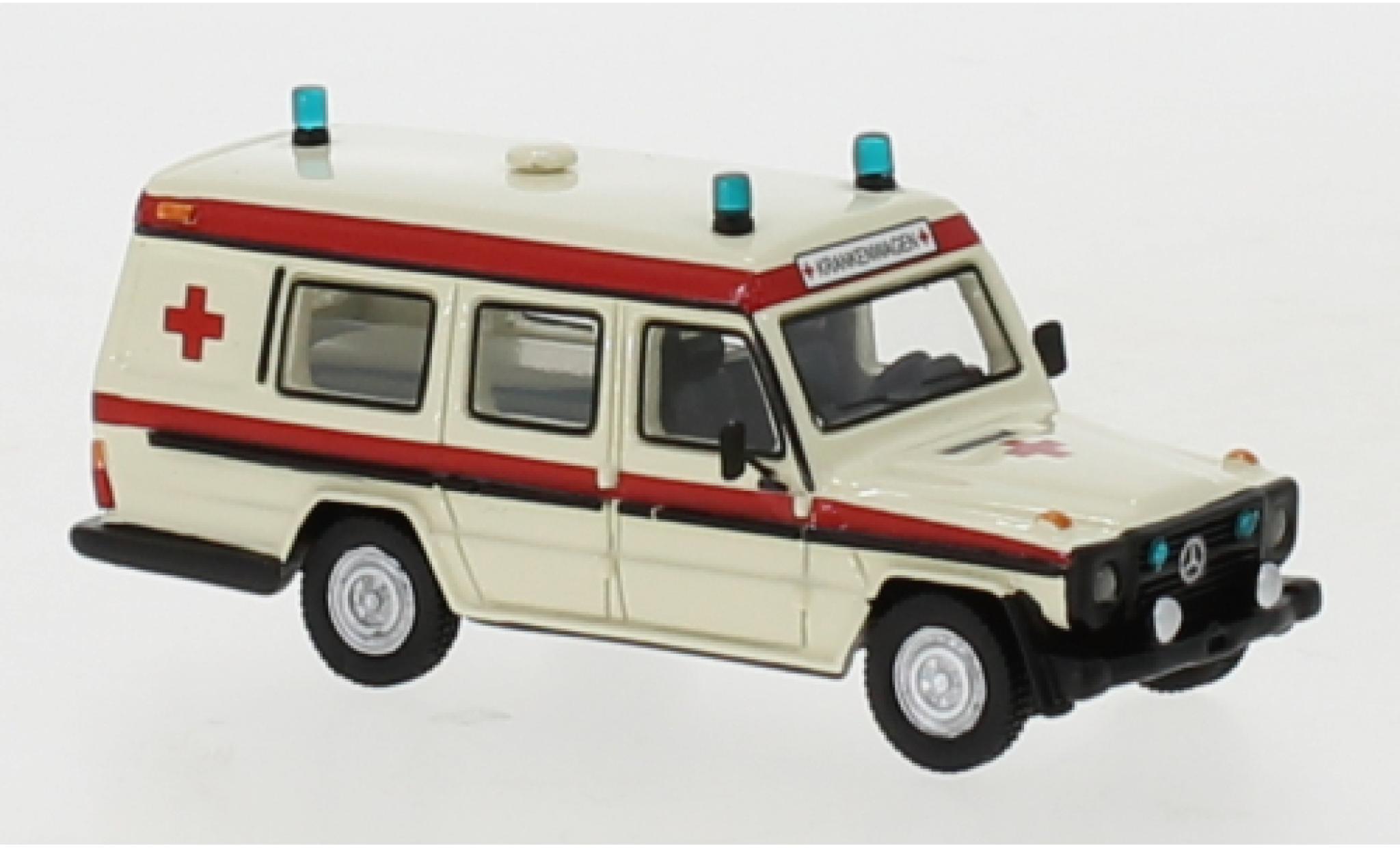 Mercedes Classe G 1/87 BoS Models G-classe Binz beige Ambulance 1985 modelauto