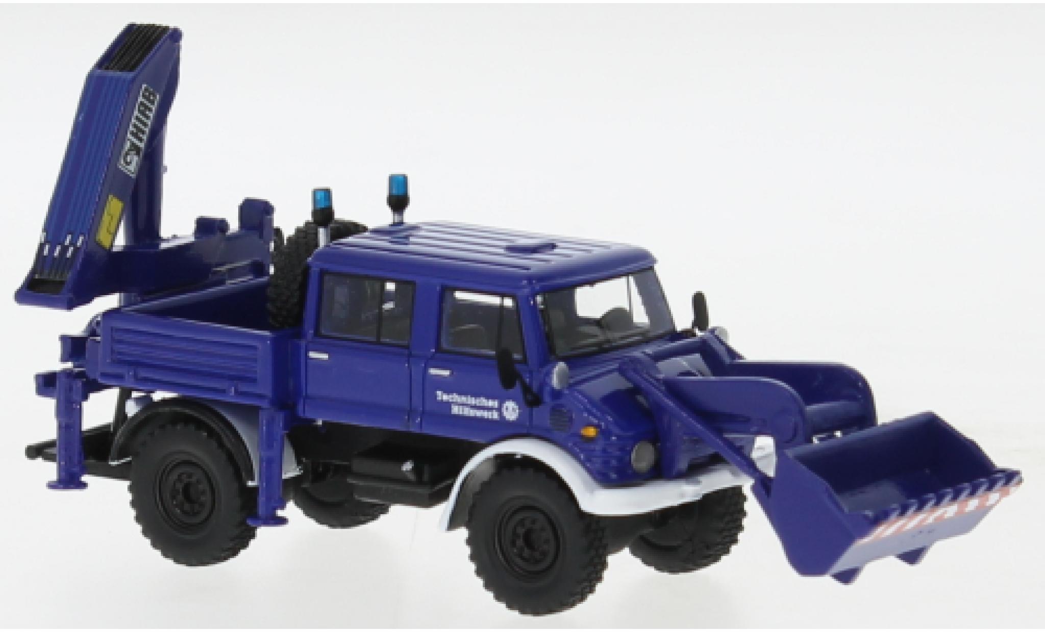 Mercedes Unimog 1/87 BoS Models U416 DoKa THW 1977 modelauto