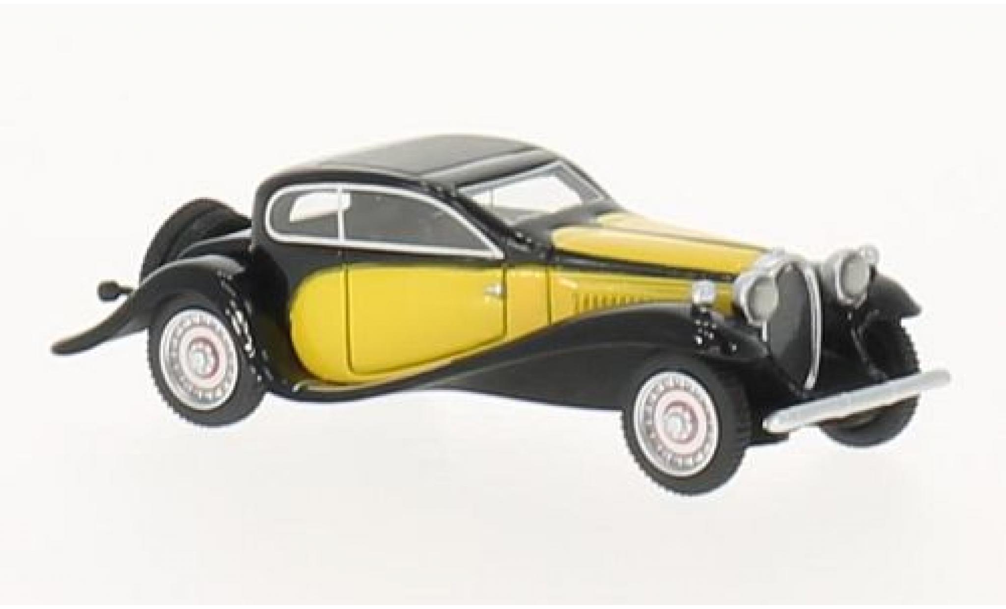 Bugatti 50 1/87 BoS Models Typ T geel/zwart 1932 modelauto