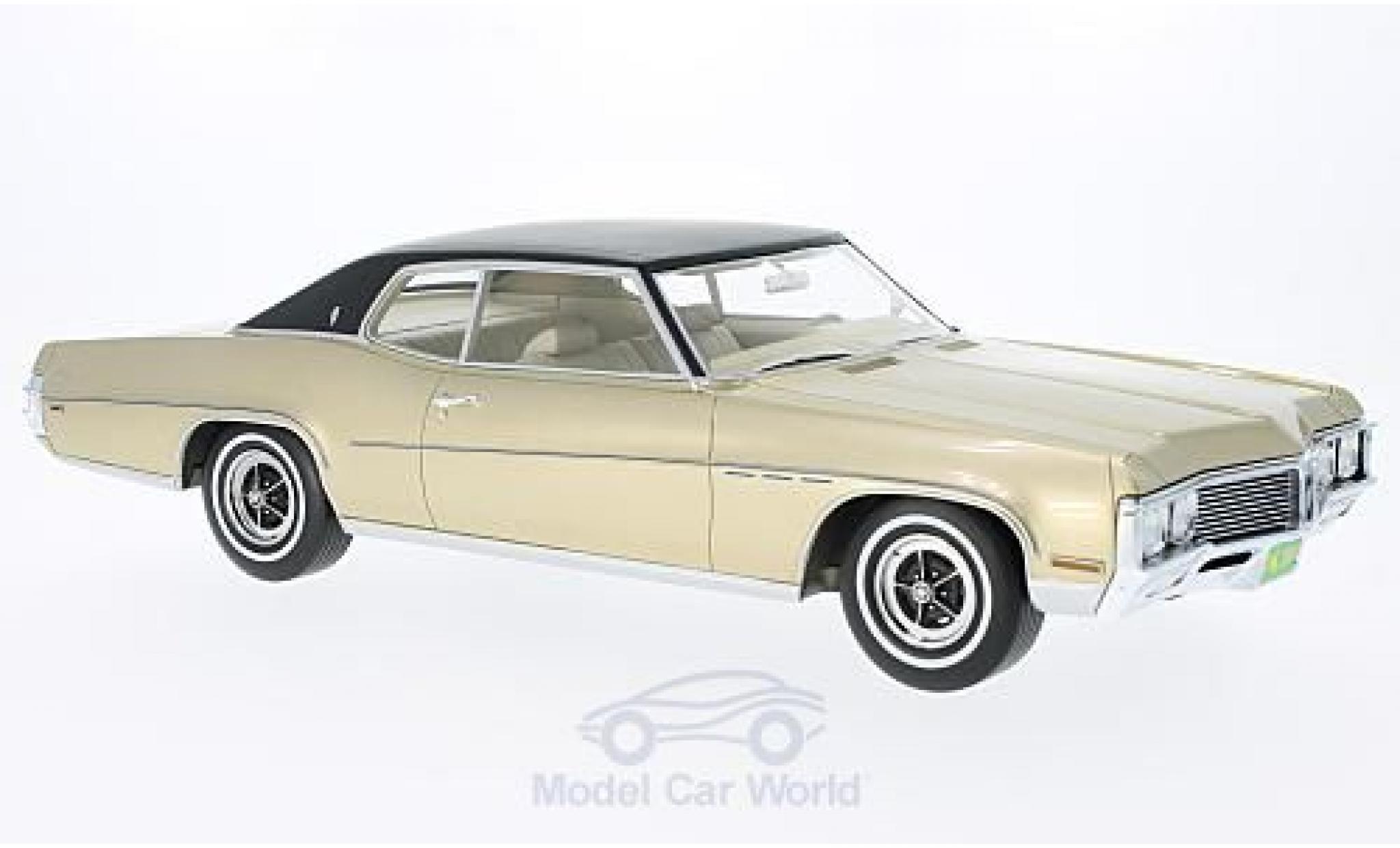 Buick Le Sabre 1/18 BoS Models LeSabre Custom Sport Coupe metallic beige/zwart 1970 modelauto