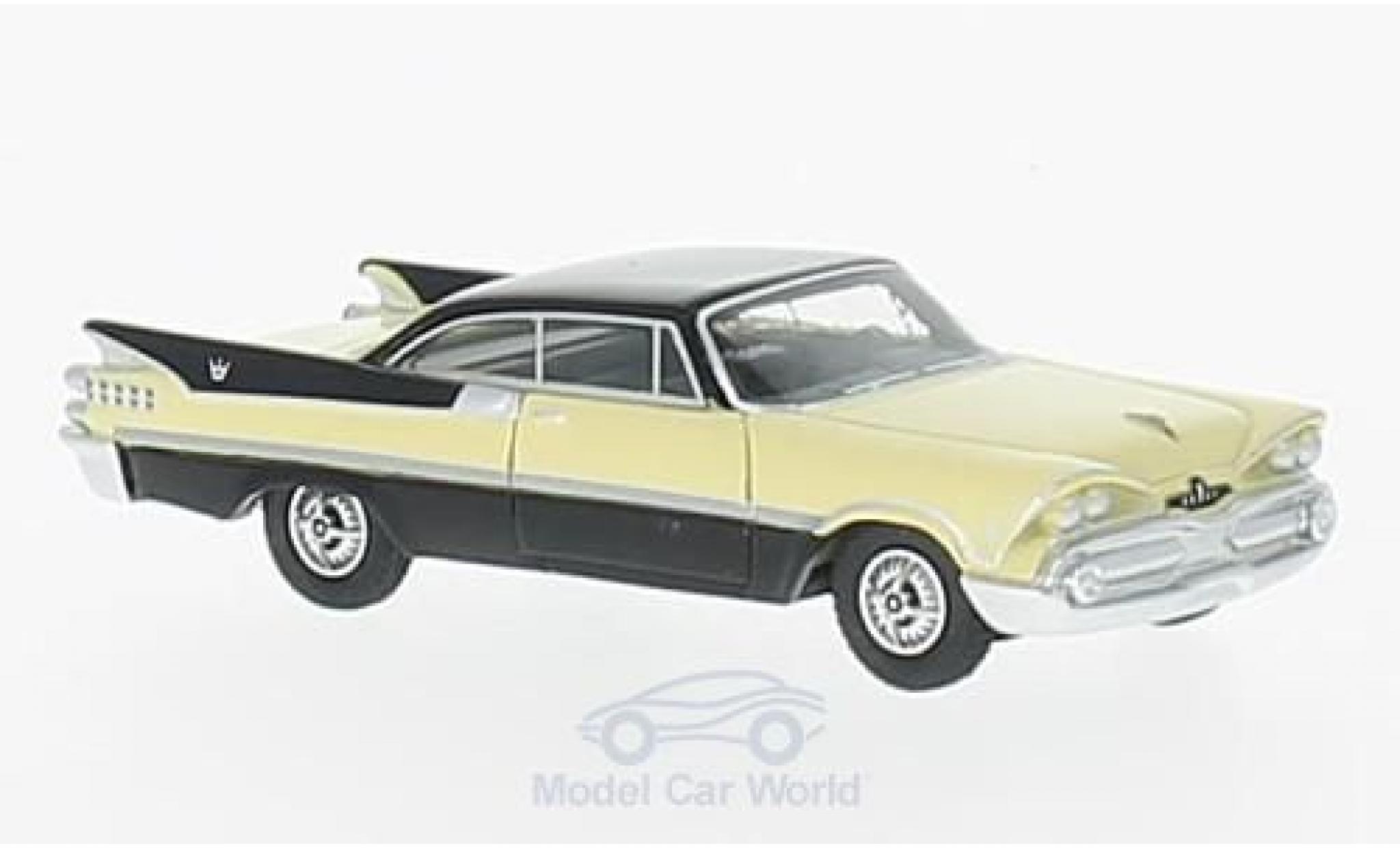 Dodge Custom Royal Lancer 1/87 BoS Models Coupe beige/zwart 1959 modelauto