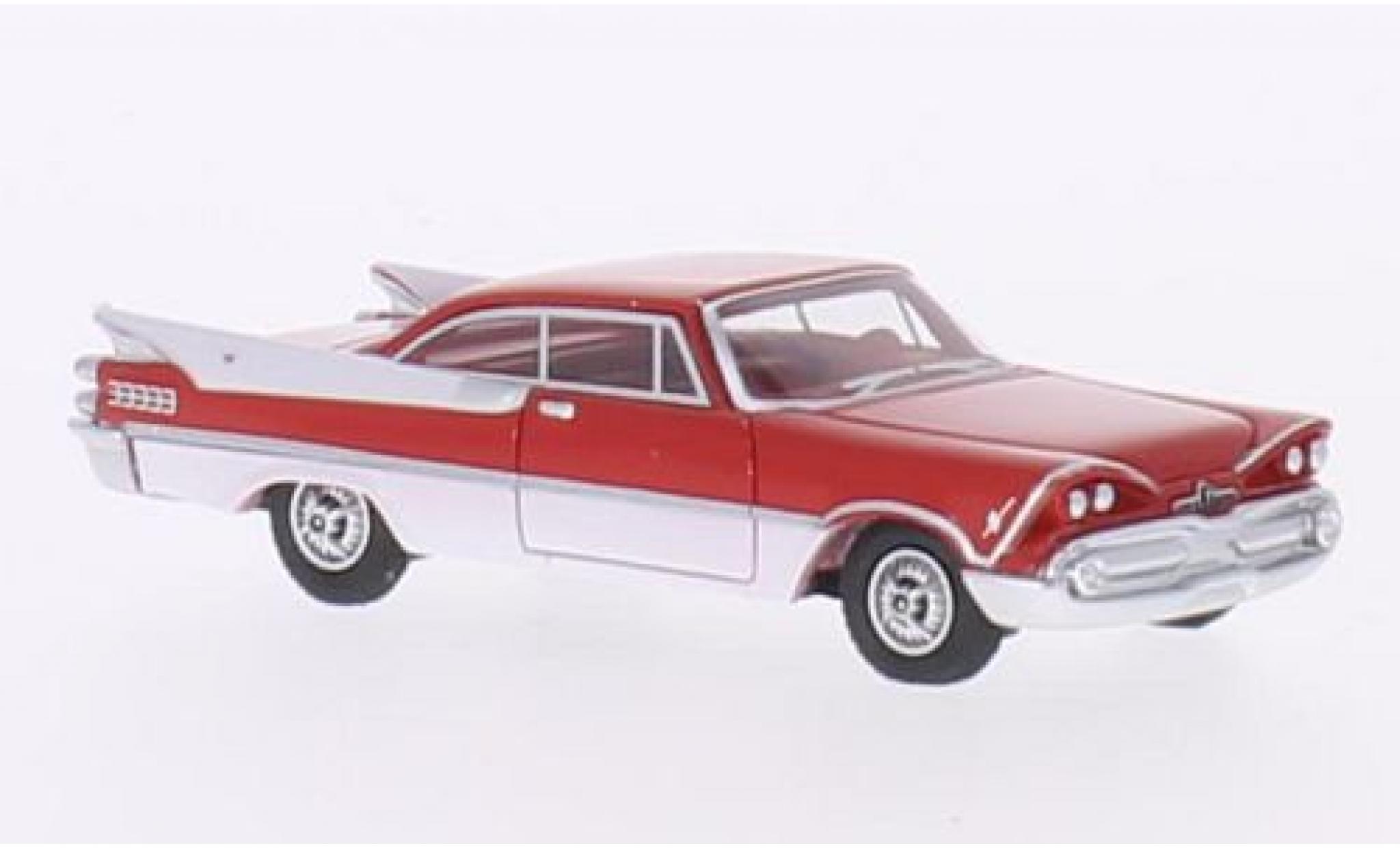 Dodge Custom Royal Lancer 1/87 BoS Models rood/wit 1959 2-Door Hardtop Coupe modelauto