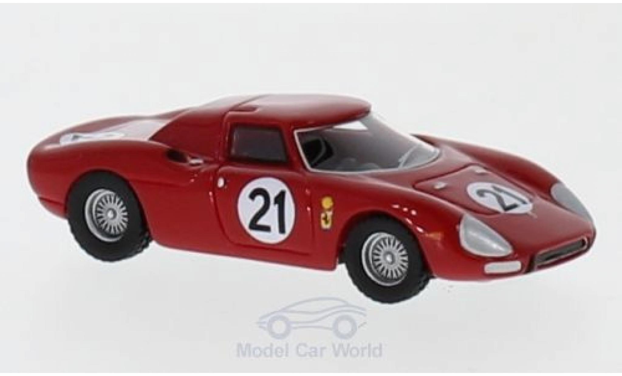 Ferrari 250 1/87 BoS Models LM No.21 24h Le Mans 1965 M.Gregory/J.Rindt modelauto