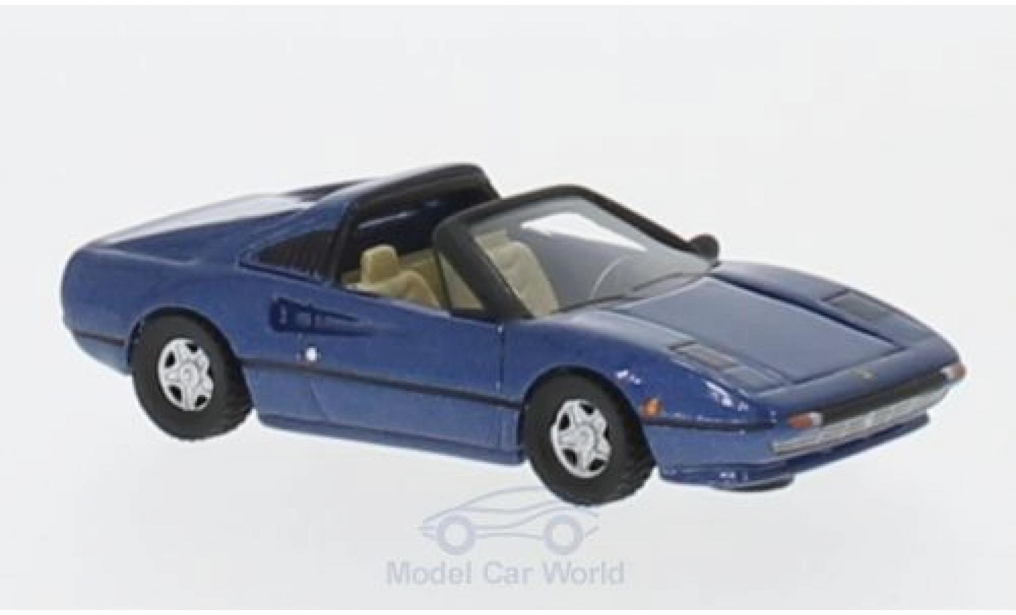 Ferrari 308 GTS 1/87 BoS Models GTS metallic blauw 1977 modelauto