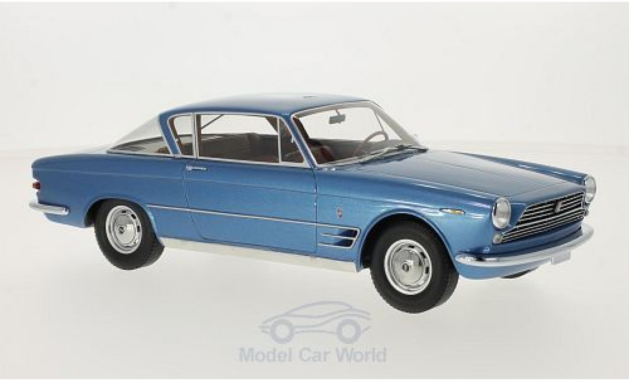 Fiat 2300 1/18 BoS Models S Coupe metallic blauw 1961 modelauto