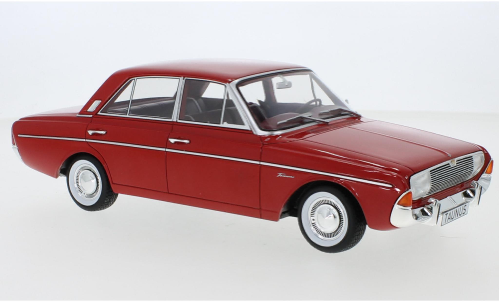 Ford Taunus 1/18 BoS Models 20M (P5) rood 1965 modelauto
