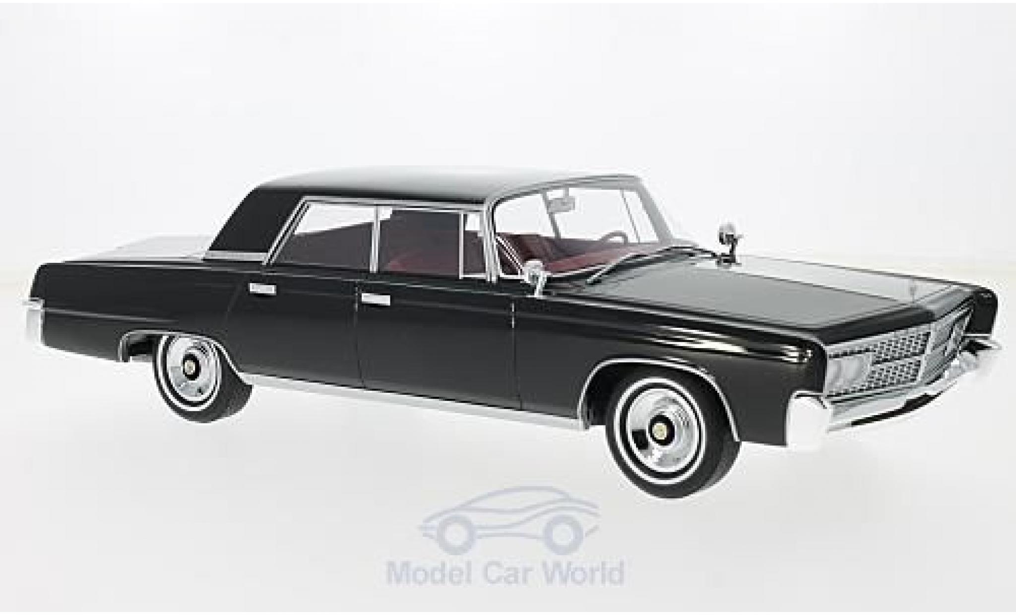 Imperial Crown 1/18 BoS Models 4-Door zwart 1965 ohne Vitrine modelauto