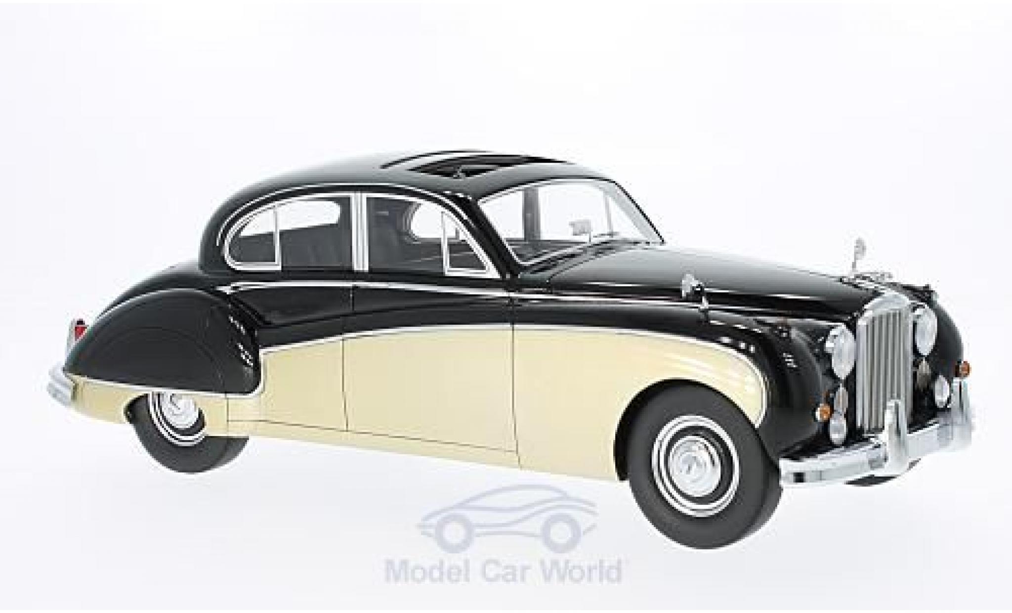 Jaguar MK 9 1/18 BoS Models VIII zwart/gold RHD 1957 modelauto