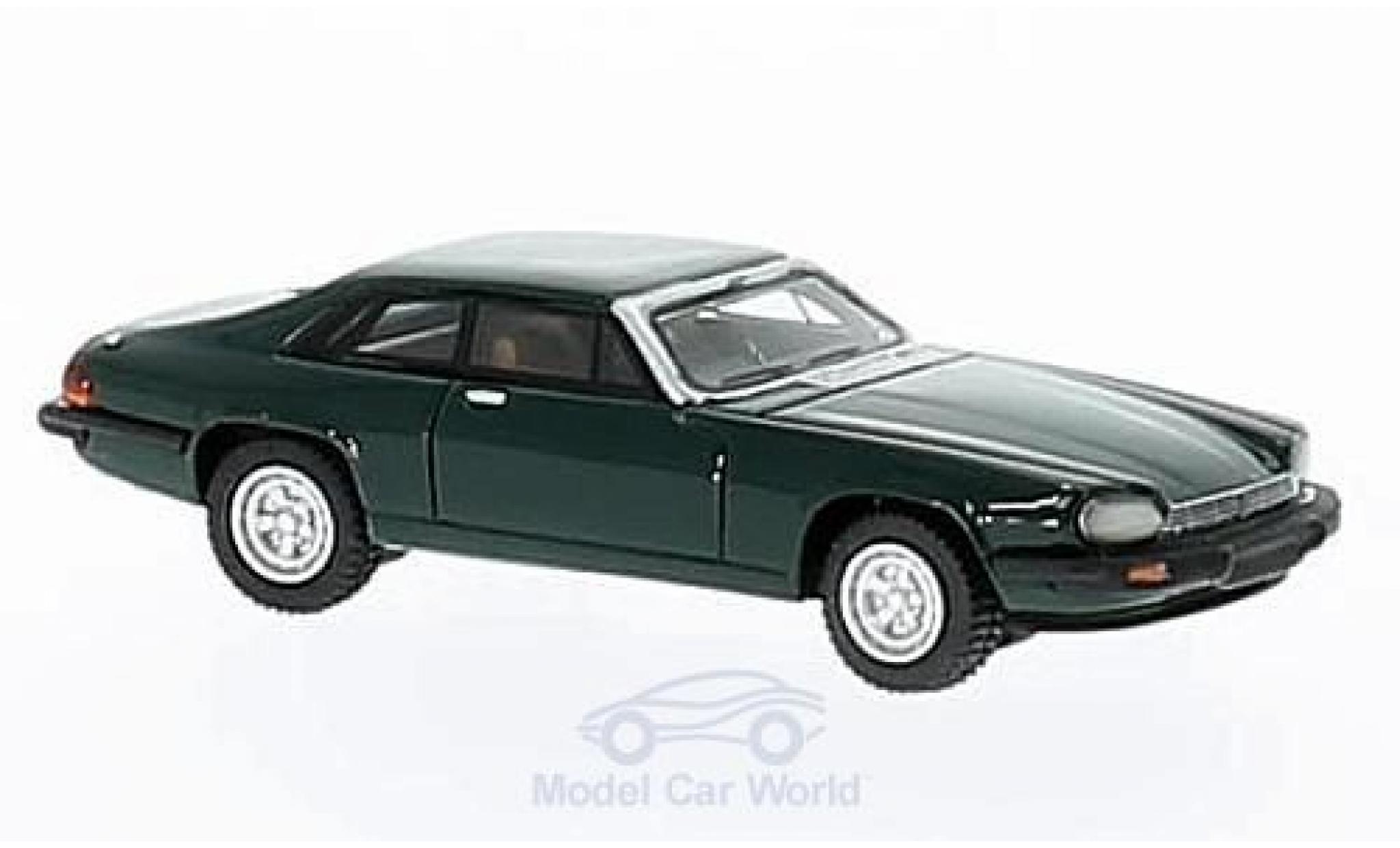 Jaguar XJ 1975 1/87 BoS Models -S groen RHD 1975 modelauto