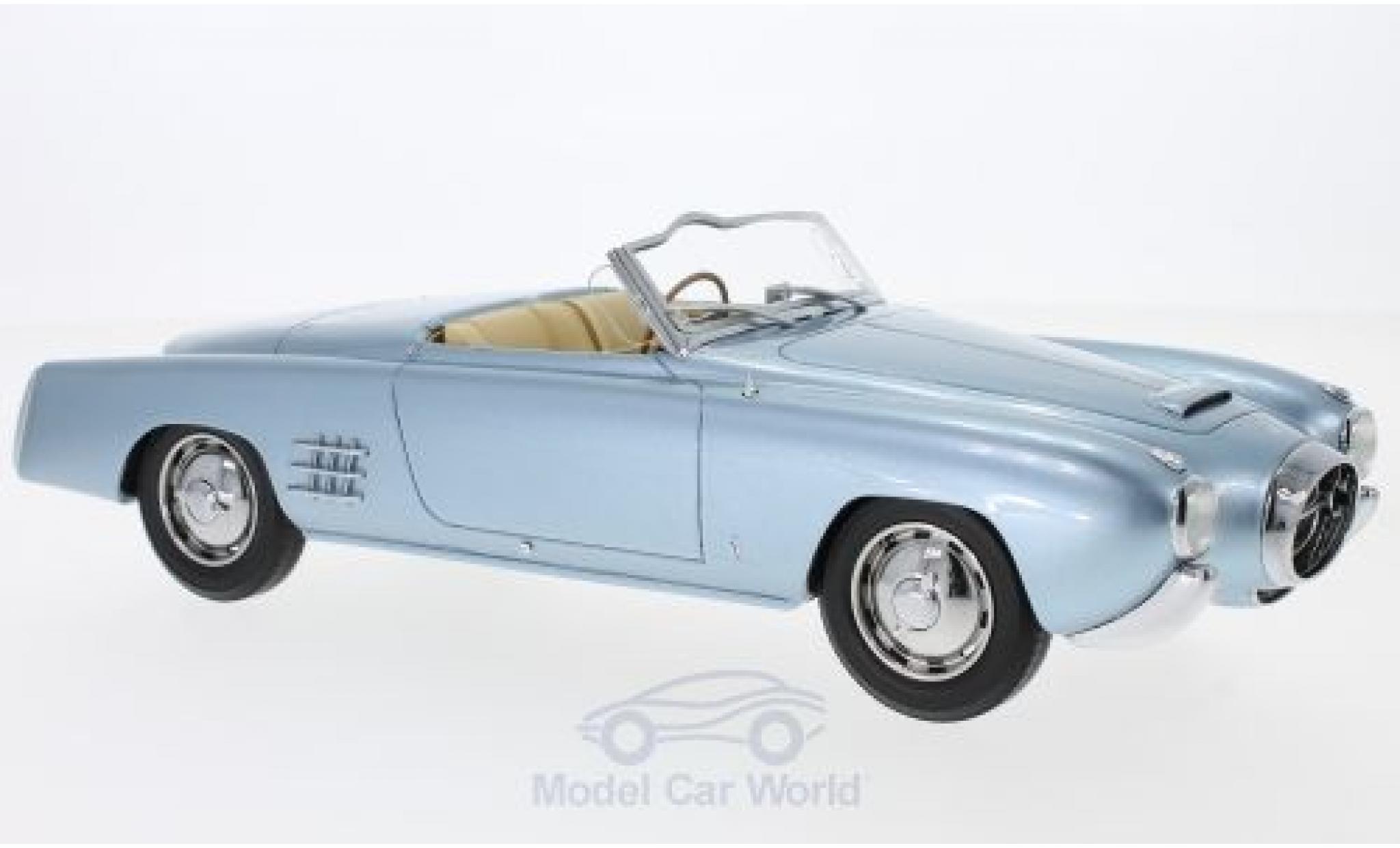Lancia Aurelia 1/18 BoS Models PF200 C Spider metallic blauw RHD 1952 modelauto