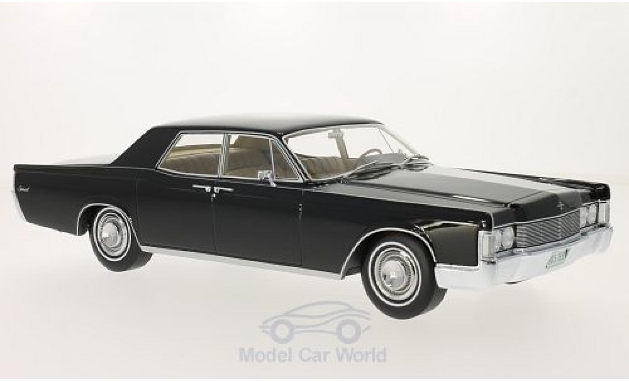 Lincoln Continental 1/18 BoS Models zwart 1968 ohne Vitrine modelauto