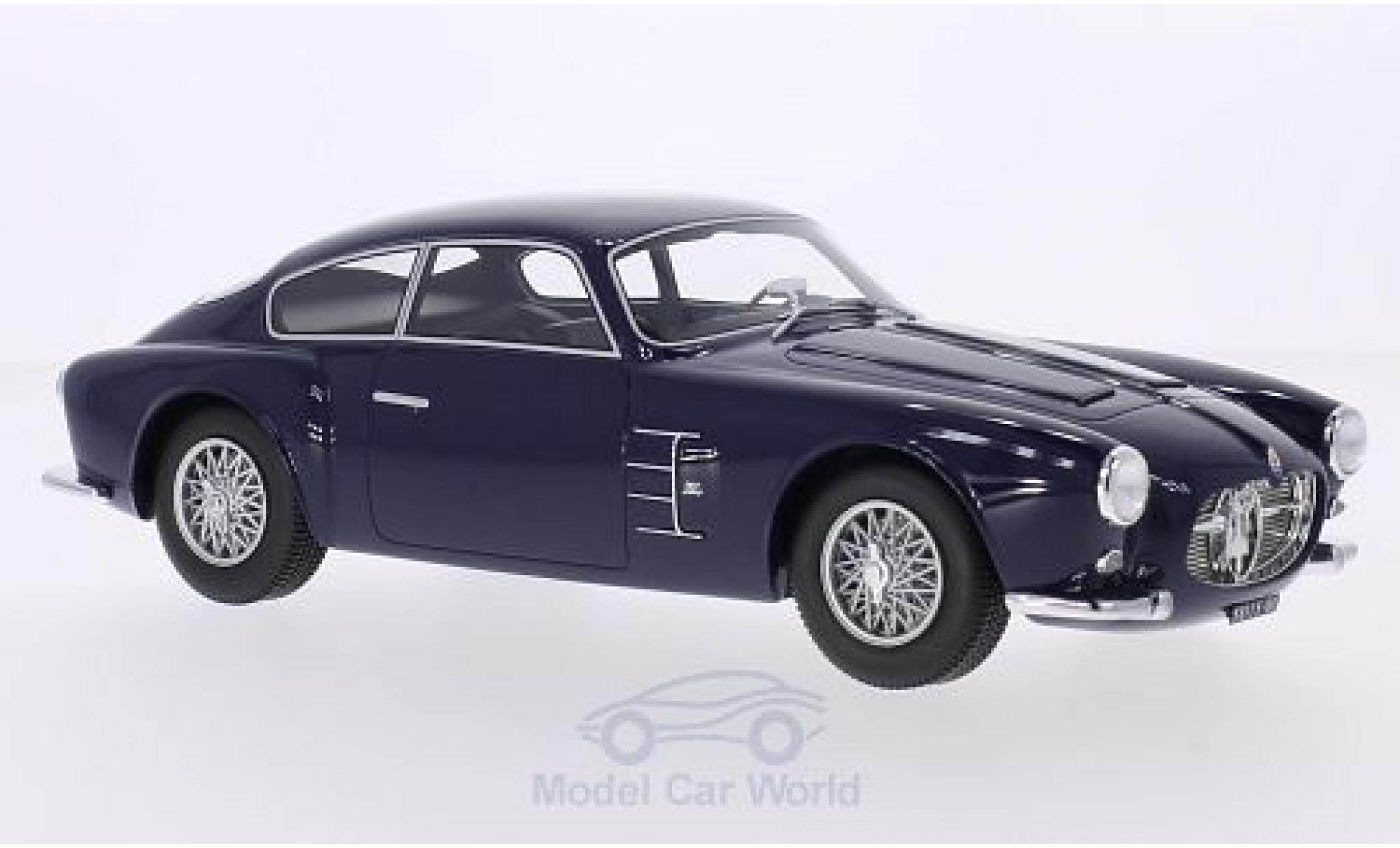 Maserati A6 1/18 BoS Models G 2000 Zagato blauw 1956 modelauto