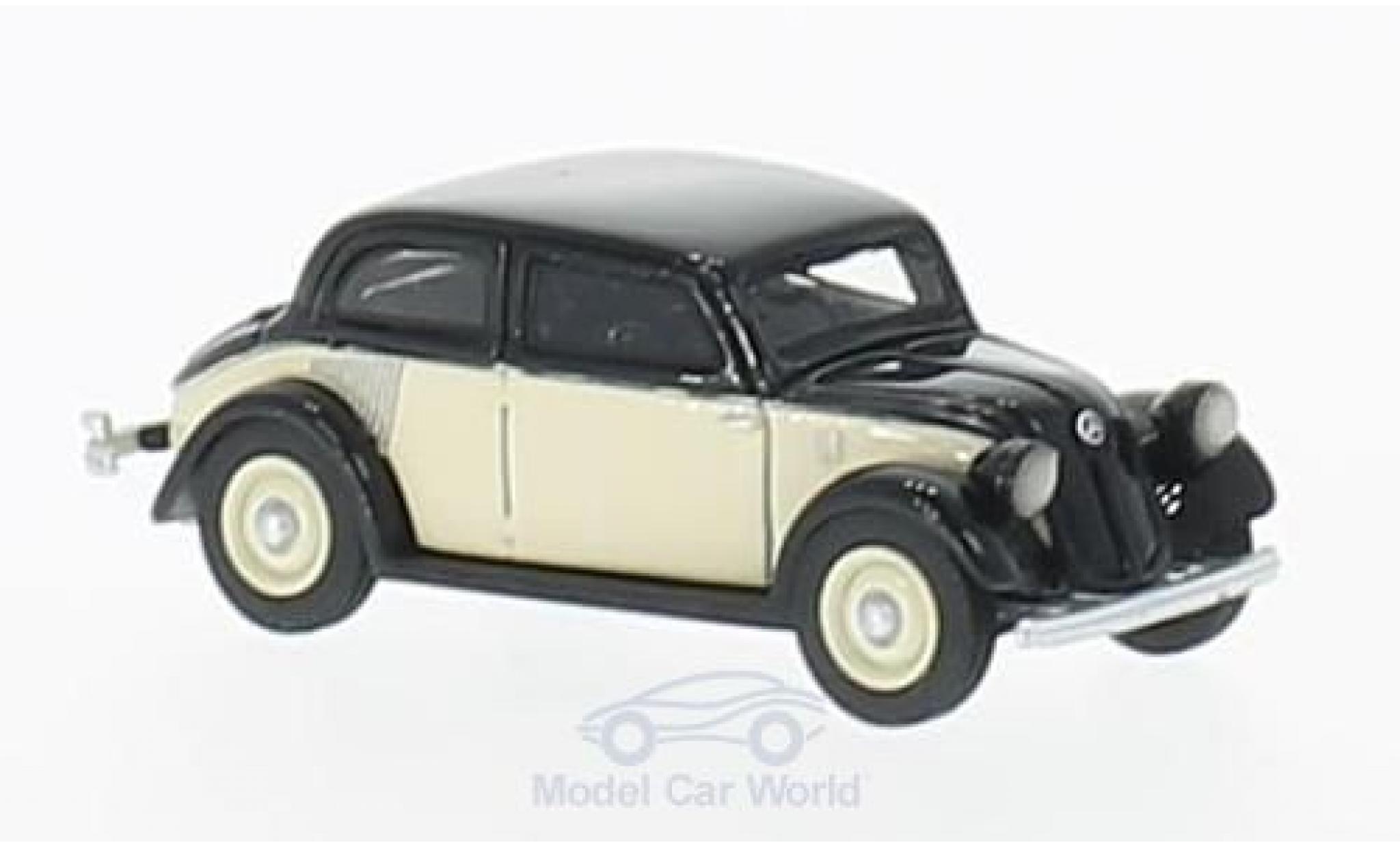 Mercedes 130 1/87 BoS Models (W23) zwart/beige 1934 modelauto