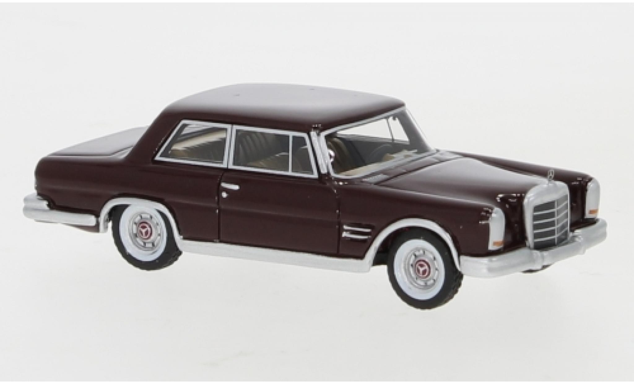 Mercedes 600 1/87 BoS Models (W100) Nallinger Coup&eacute; rood 1963 modelauto