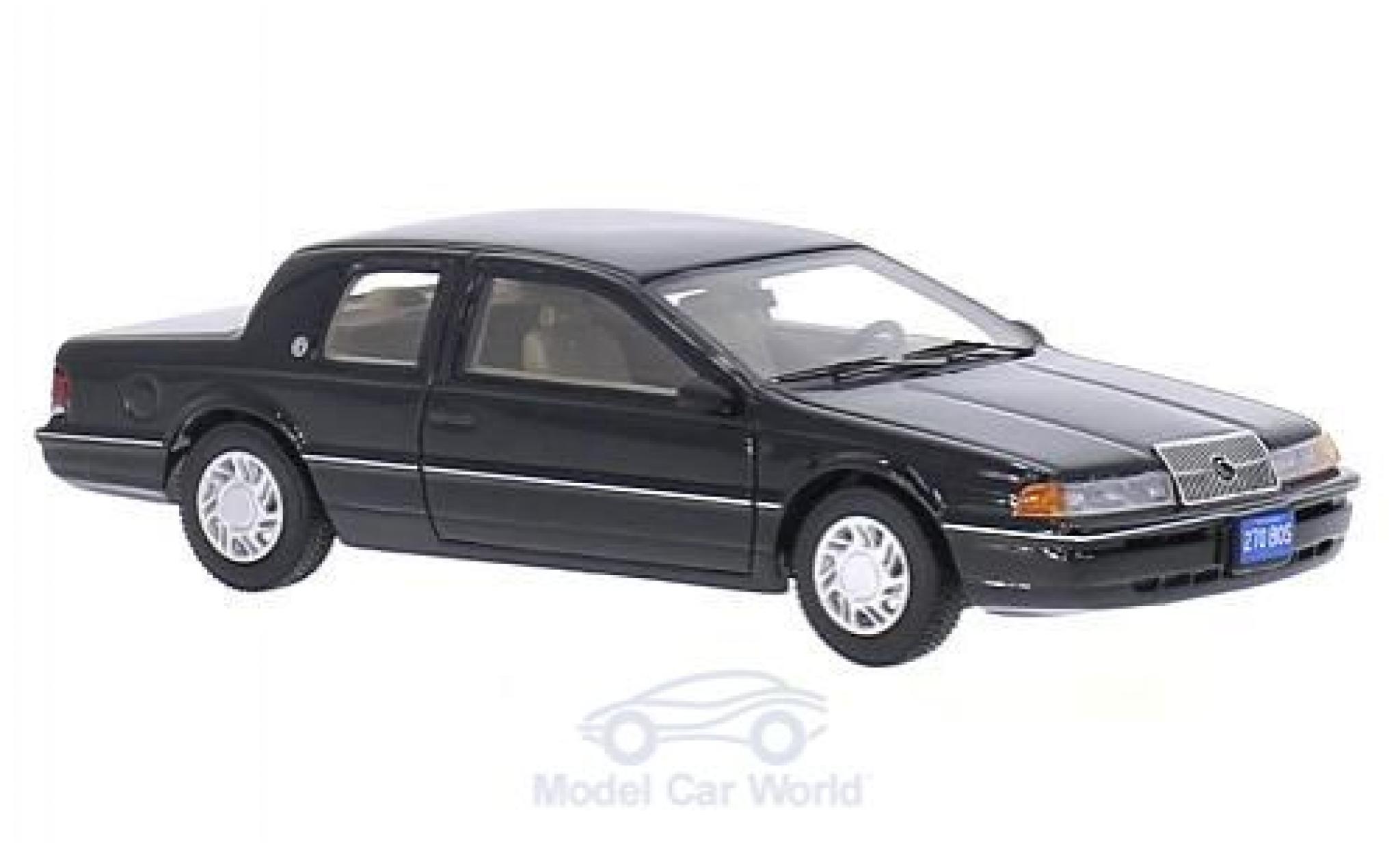 Mercury Cougar 1/43 BoS Models LS zwart 1989 modelauto
