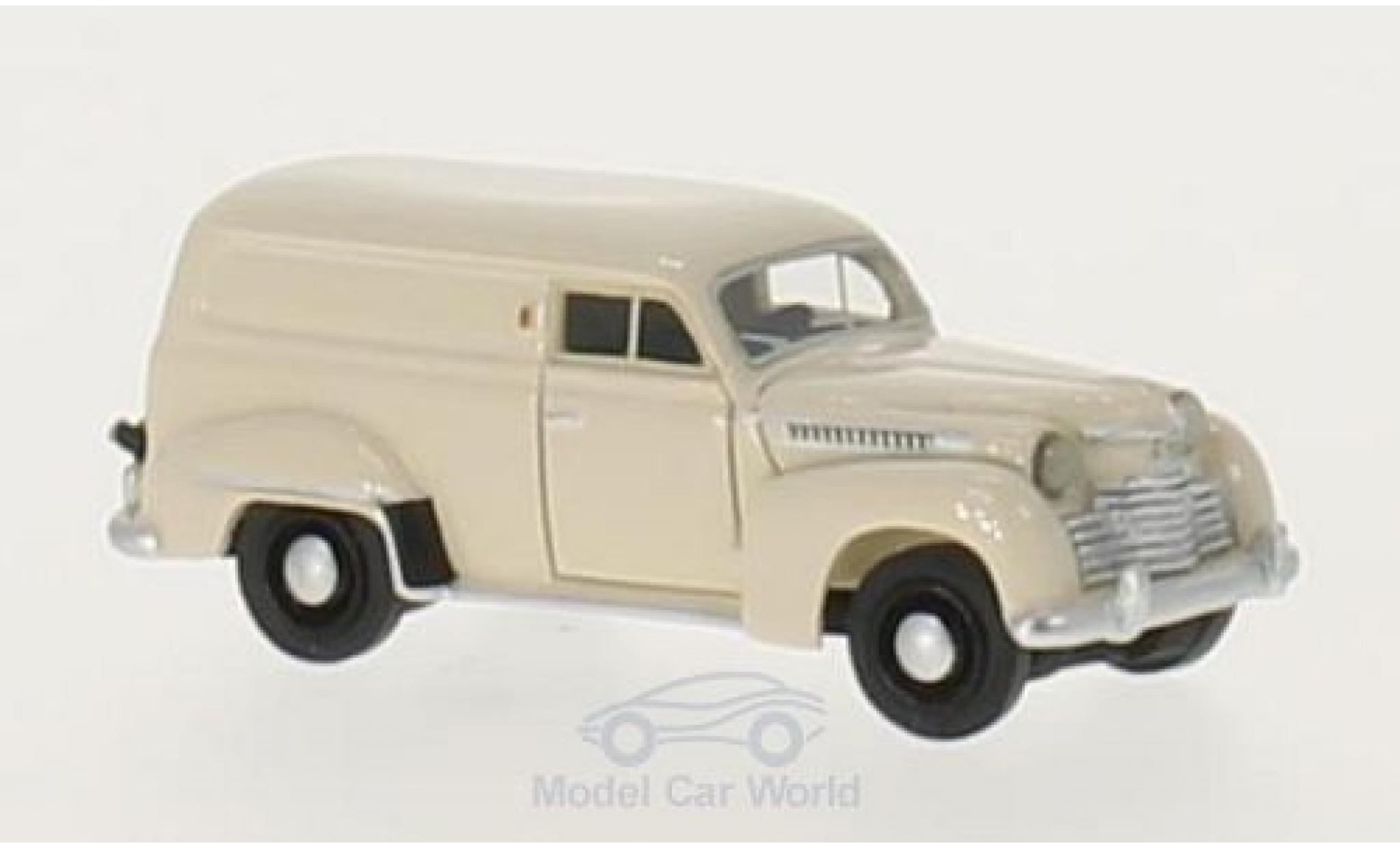 Opel Olympia 1/87 BoS Models Bestelwagen beige 1951 modelauto
