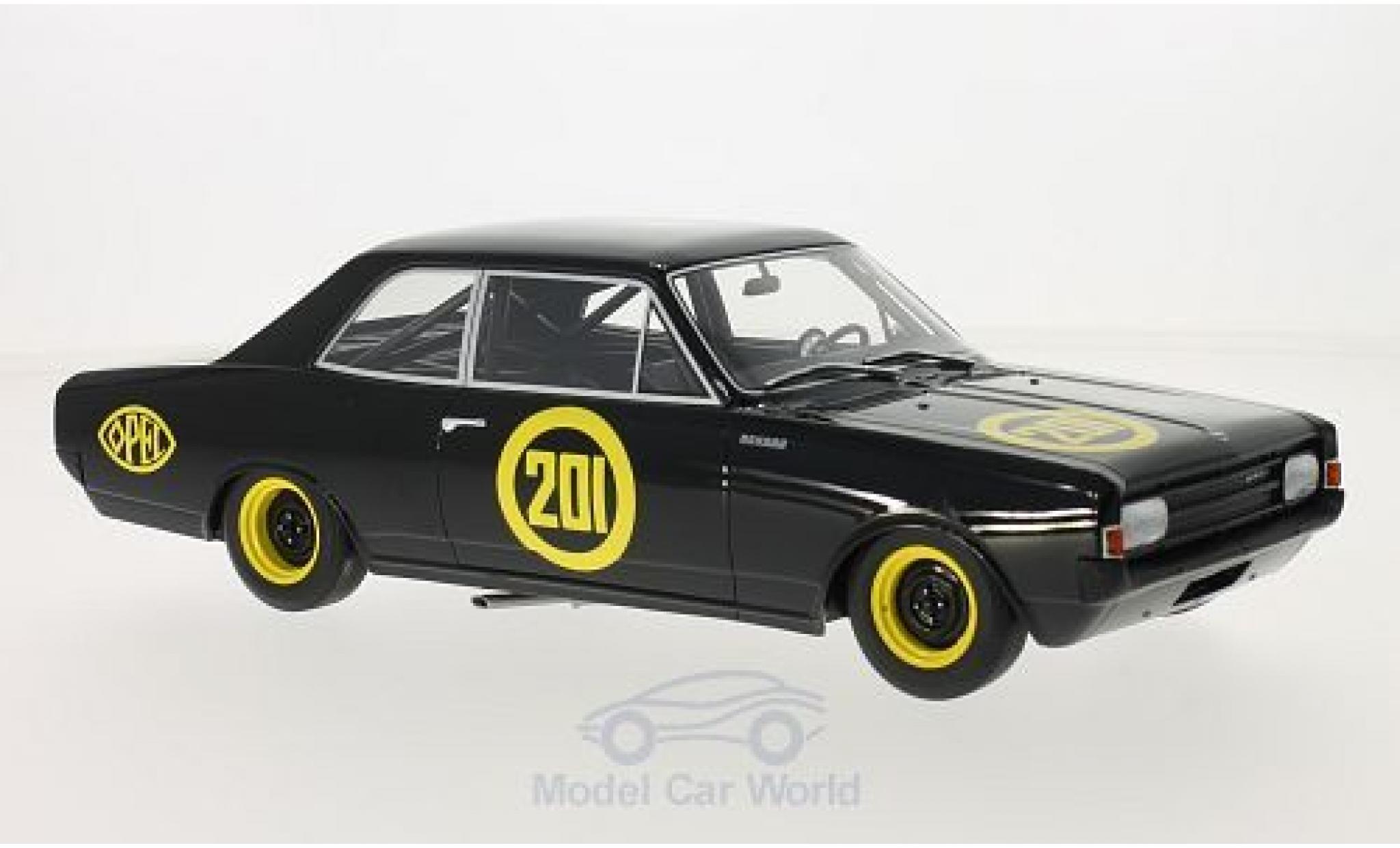 Opel Rekord 1/43 BoS Models C No.201 Schwarze Witwe 1967 modelauto
