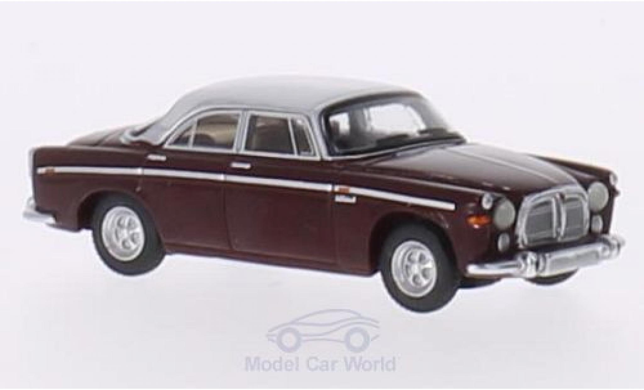 Rover P5B 1/87 BoS Models Coupe rood/grijs RHD 1967 modelauto