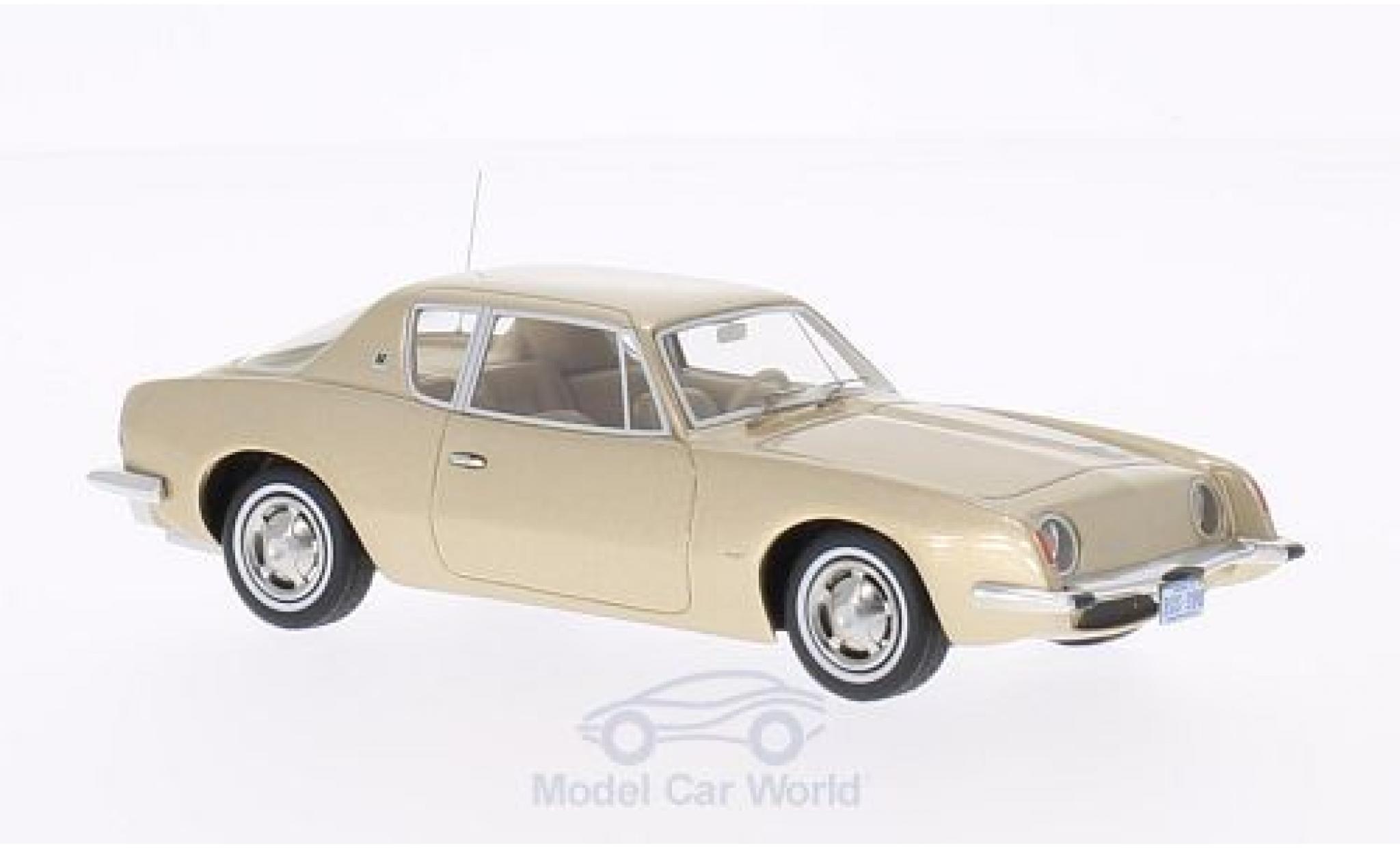 Studebaker Avanti 1/43 BoS Models metallic beige 1963 modelauto
