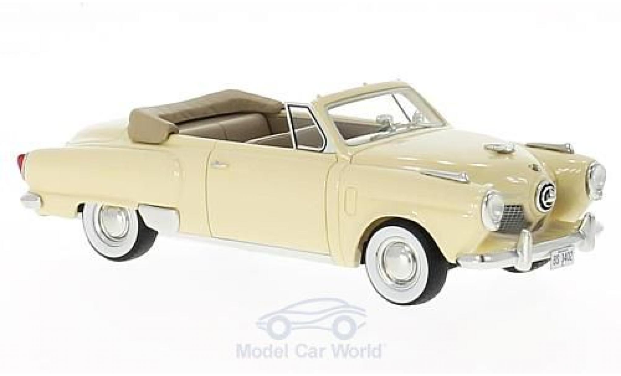 Studebaker Champion 1/43 BoS Models Cabriolet beige 1951 modelauto