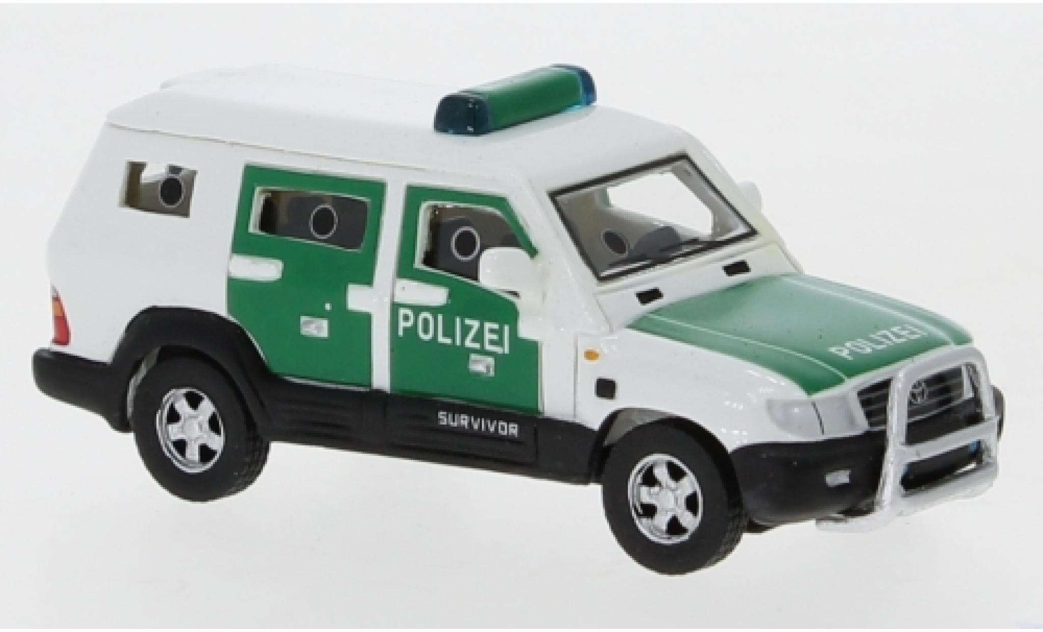 Toyota Land Cruiser 1/87 BoS Models Survivor Politie 2004 modelauto