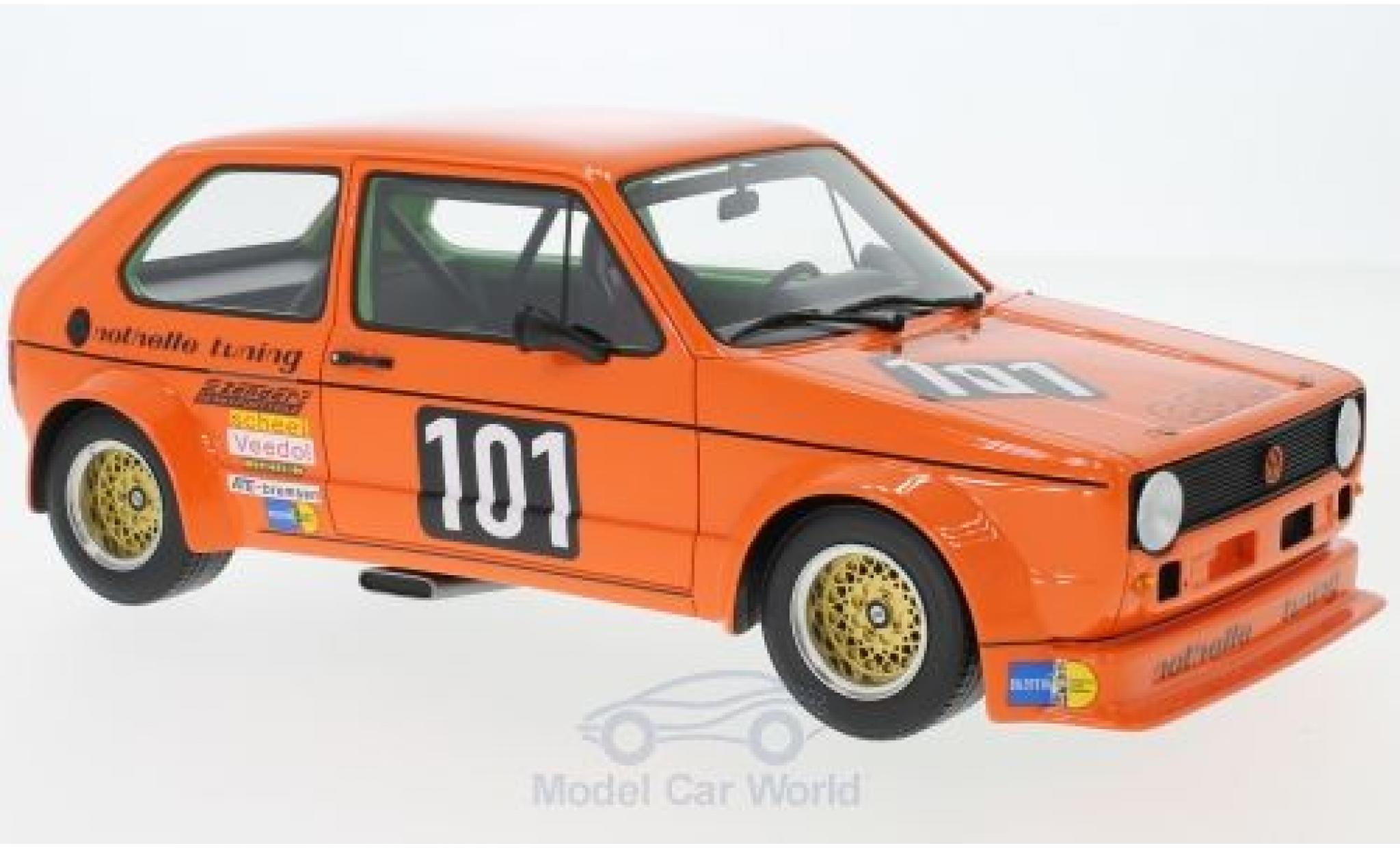 Volkswagen Golf V 1/18 BoS Models I Gr.2 oranje No.101 Note 1975 modelauto