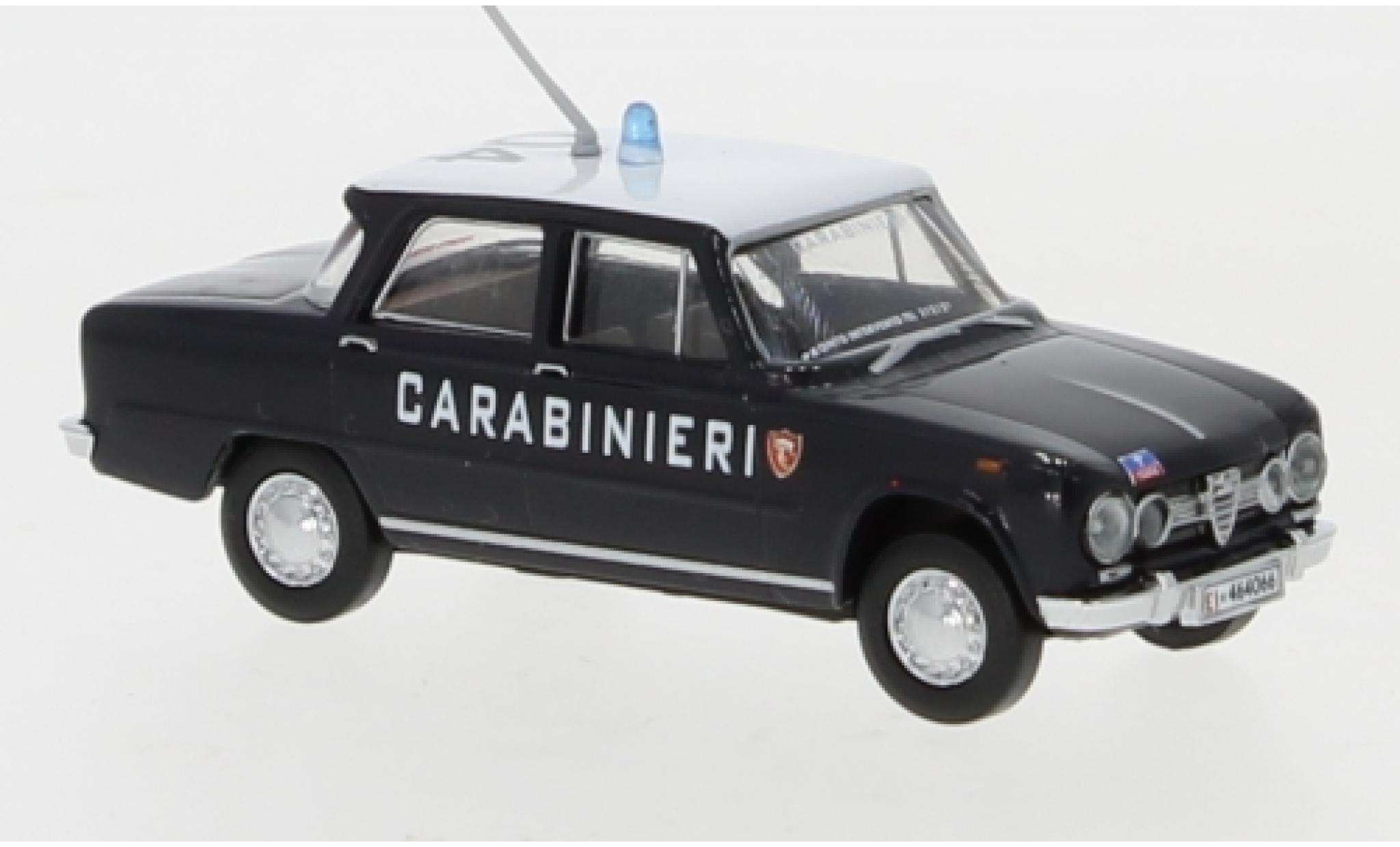 Alfa Romeo Giulia 1/87 Brekina 1600 Carabinieri 1962 Dachnummer 04 modelauto