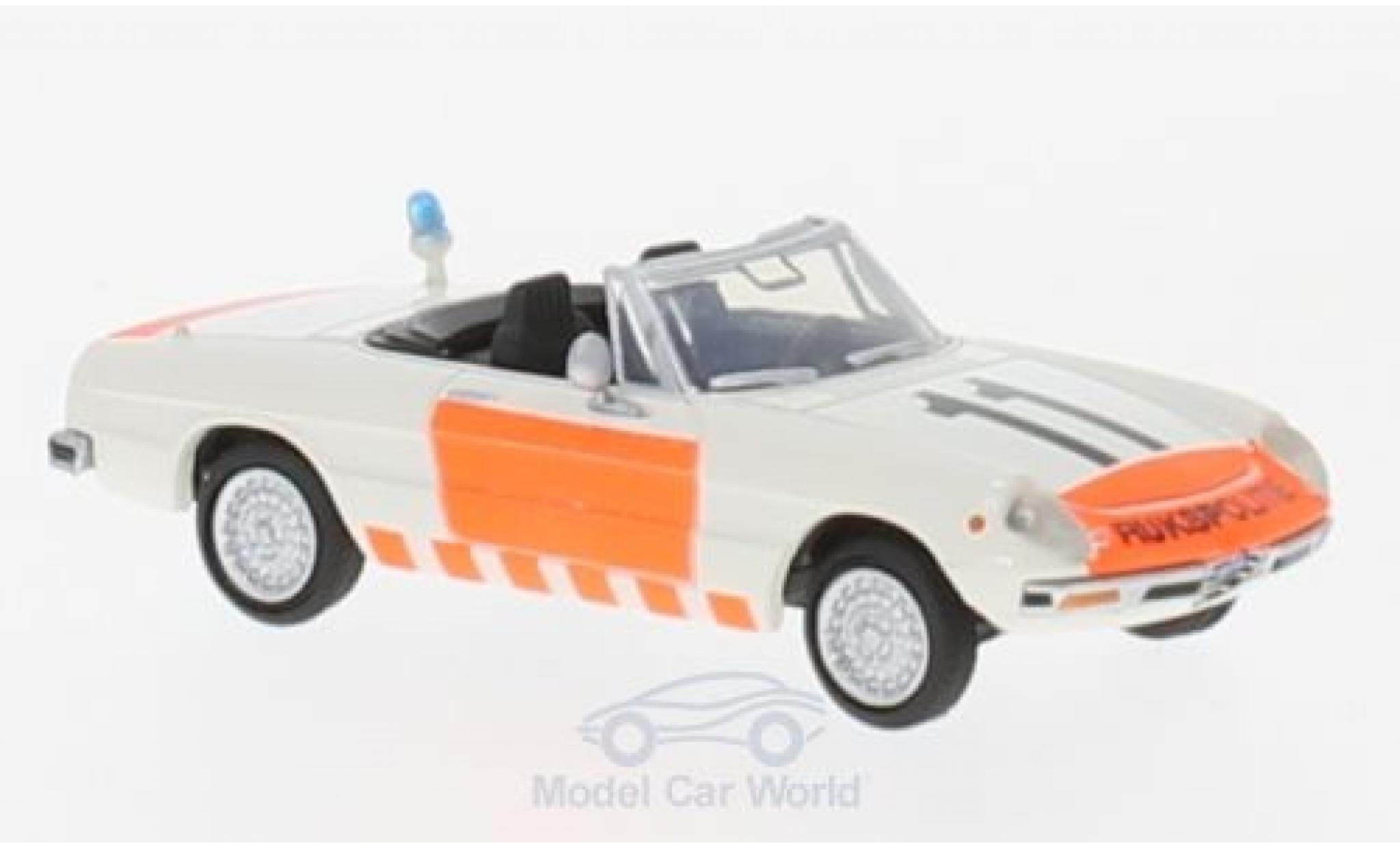 Alfa Romeo Spider 1/87 Brekina 2000 Fastback Rijkspolitie modelauto